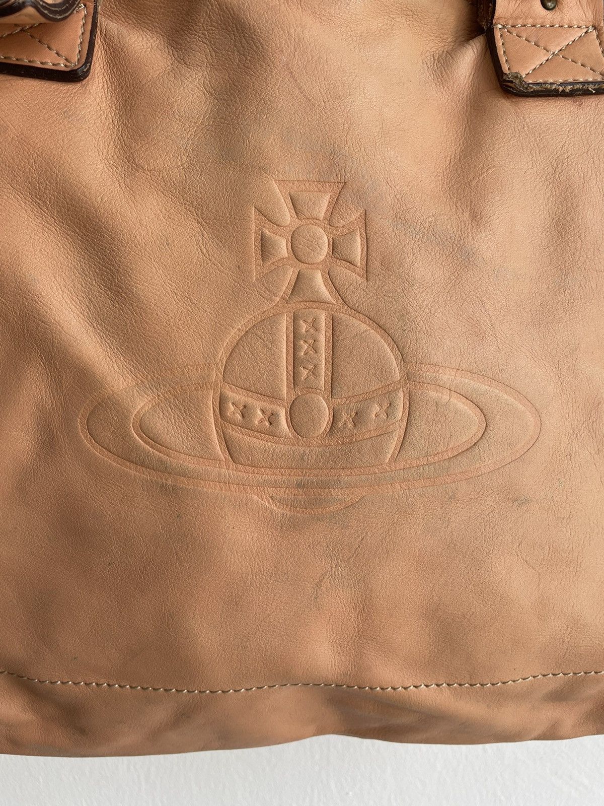 Genuine Leather × Seditionaries × Vivienne Westwood OG Vivienne Westwood Orb Logo Embossed Leather Shoulder Bag Size ONE SIZE - 2 Thumbnail