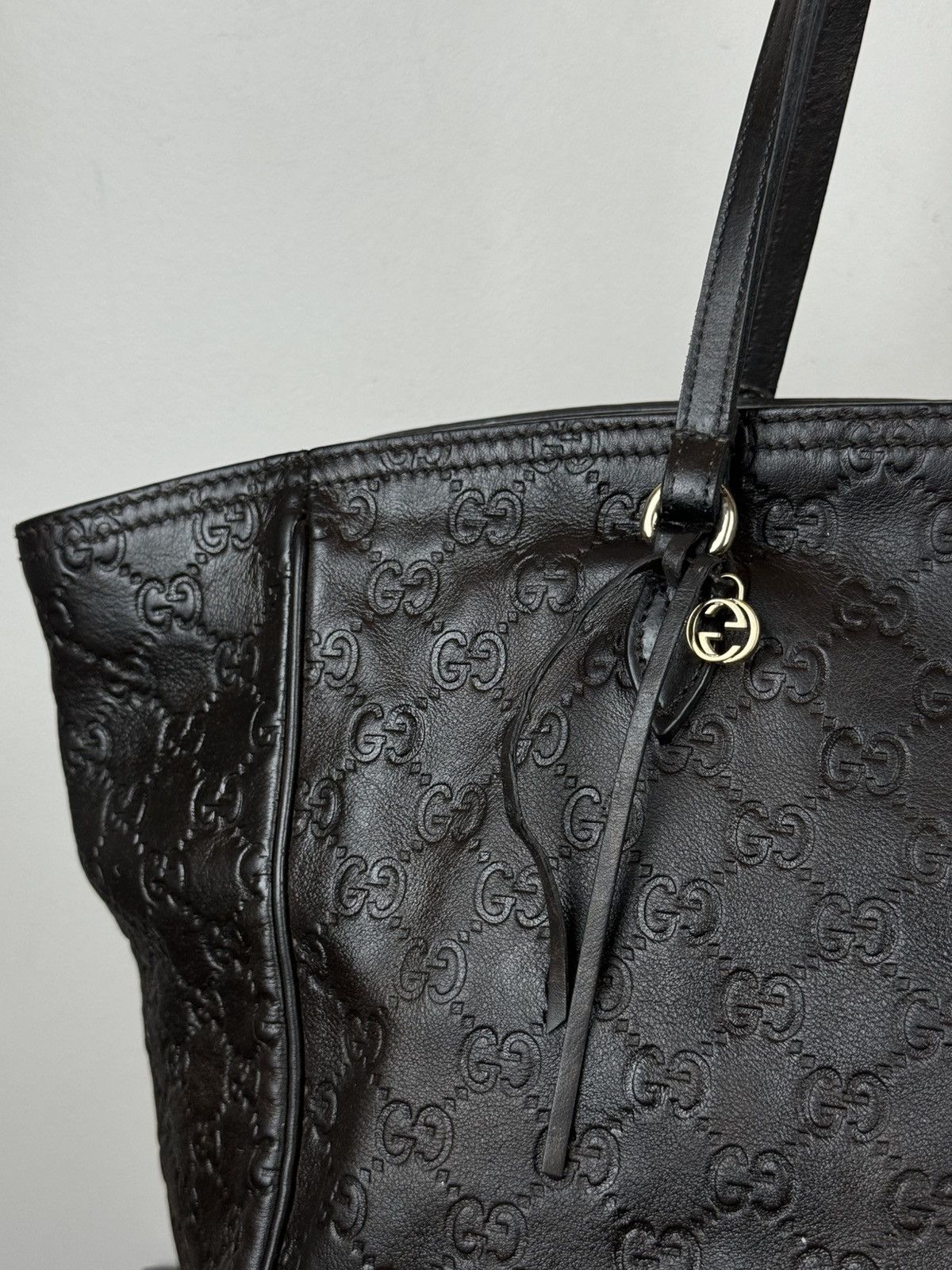 Gucci Leather shoulder bag Gucci GG Guccisima original luxury item Size ONE SIZE - 3 Thumbnail