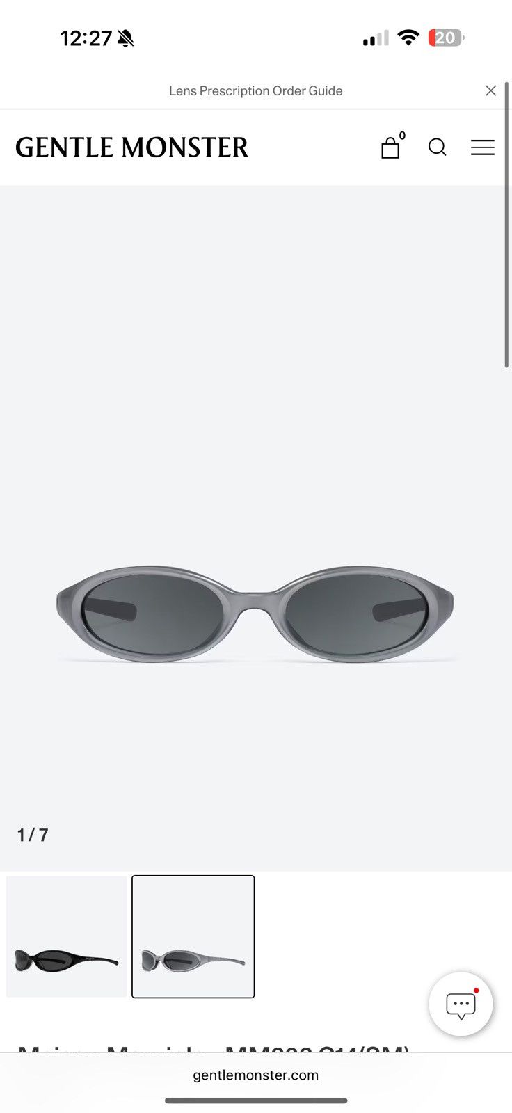 Gentle Monster × Maison Margiela Maison Margiela - MM202 G14(SM) Size ONE SIZE - 4 Thumbnail