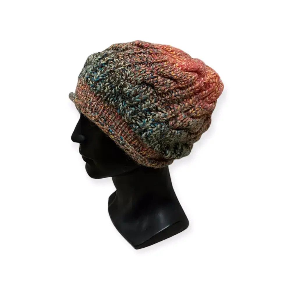 Japanese Brand Japanese Brand Crochet Beanie Hat Size ONE SIZE - 1 Thumbnail