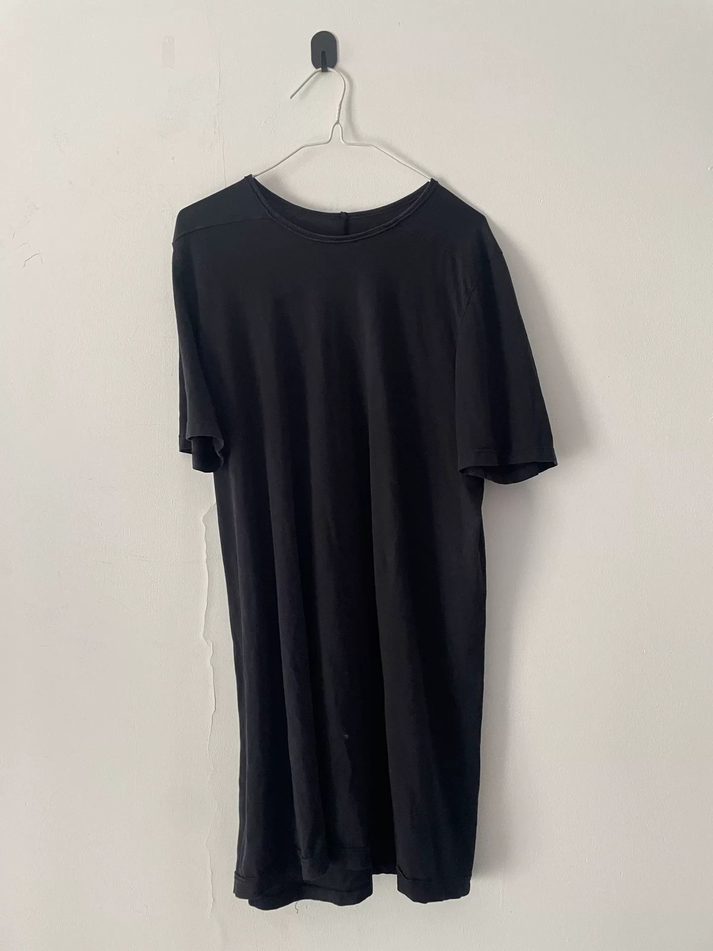 Rick Owens Drkshdw black oversized short sleeve dress Size US S / EU 44-46 / 1 - 1 Thumbnail