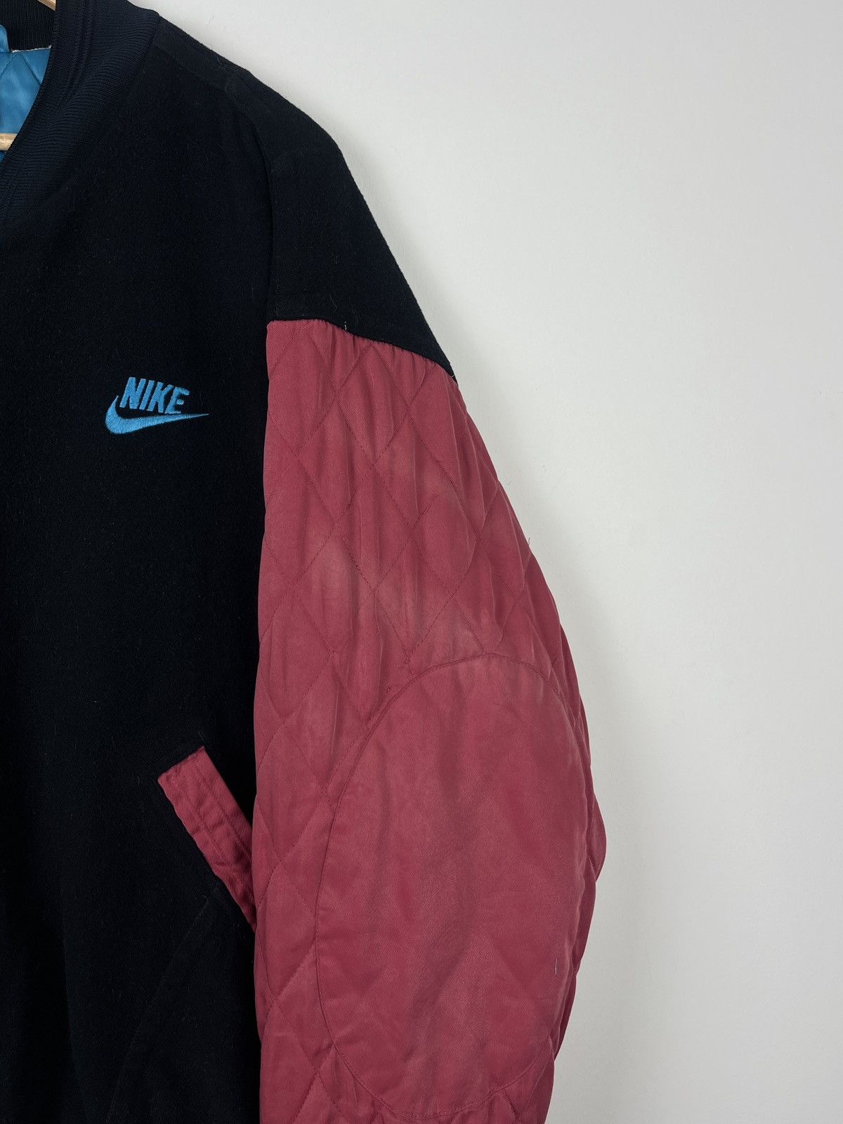 Jordan Brand Vintage 90s Nike Air Jordan Flight Bomber Jacket - Big Logo Size US L / EU 52-54 / 3 - 10 Thumbnail