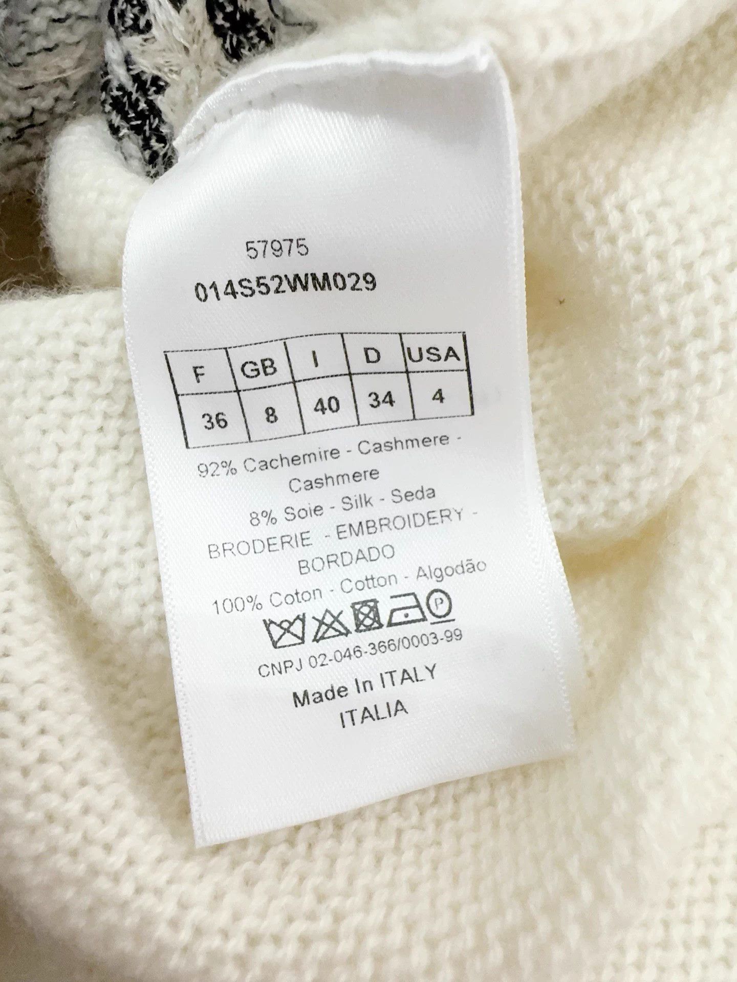 Dior Dior F36 Sweater BNWT Size XS / US 0-2 / IT 36-38 - 4 Thumbnail