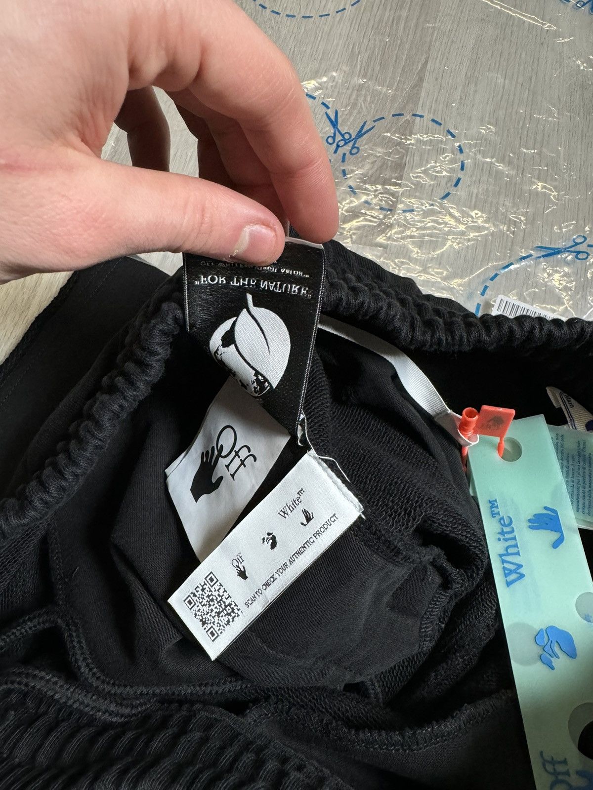 Off-White Off White For All Black Sweatshorts Size US 31 - 6 Thumbnail