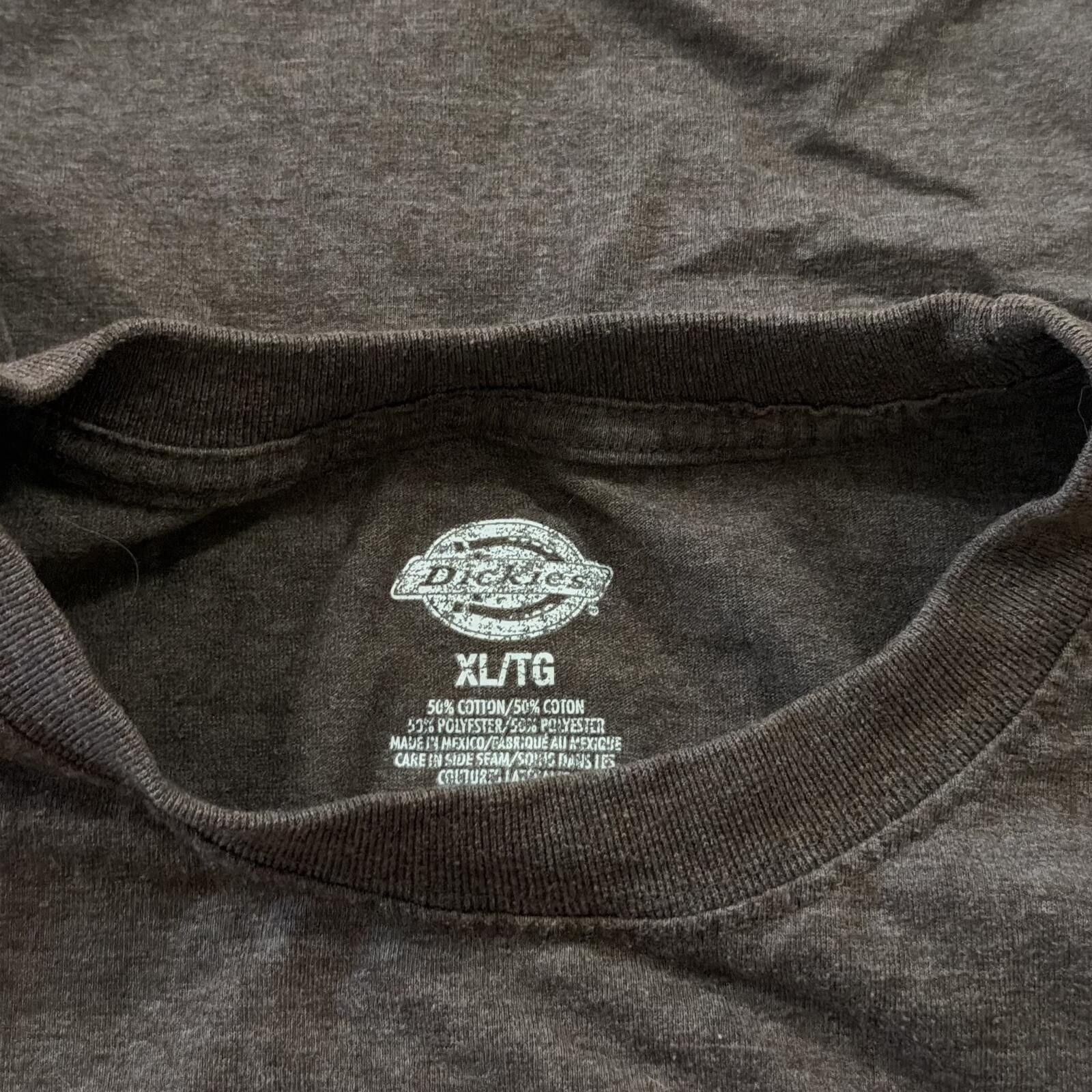 Dickies Dickies Brown Pocket Long Sleeve Shirt Workwear XL Size US XL / EU 56 / 4 - 3 Thumbnail