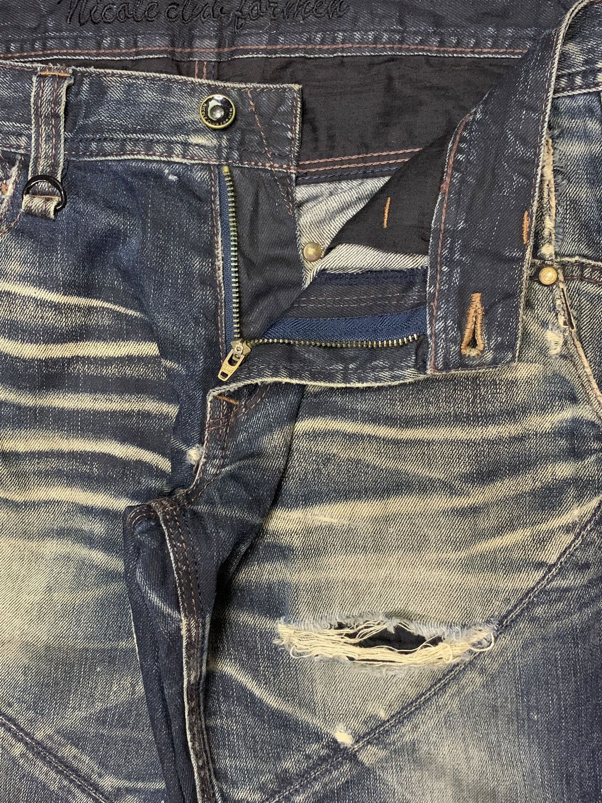 Japanese Brand Vintage Japanese Brand Rusty Mud Wash 9 Pocket Bootcut Jeans Size US 32 / EU 48 - 9 Thumbnail