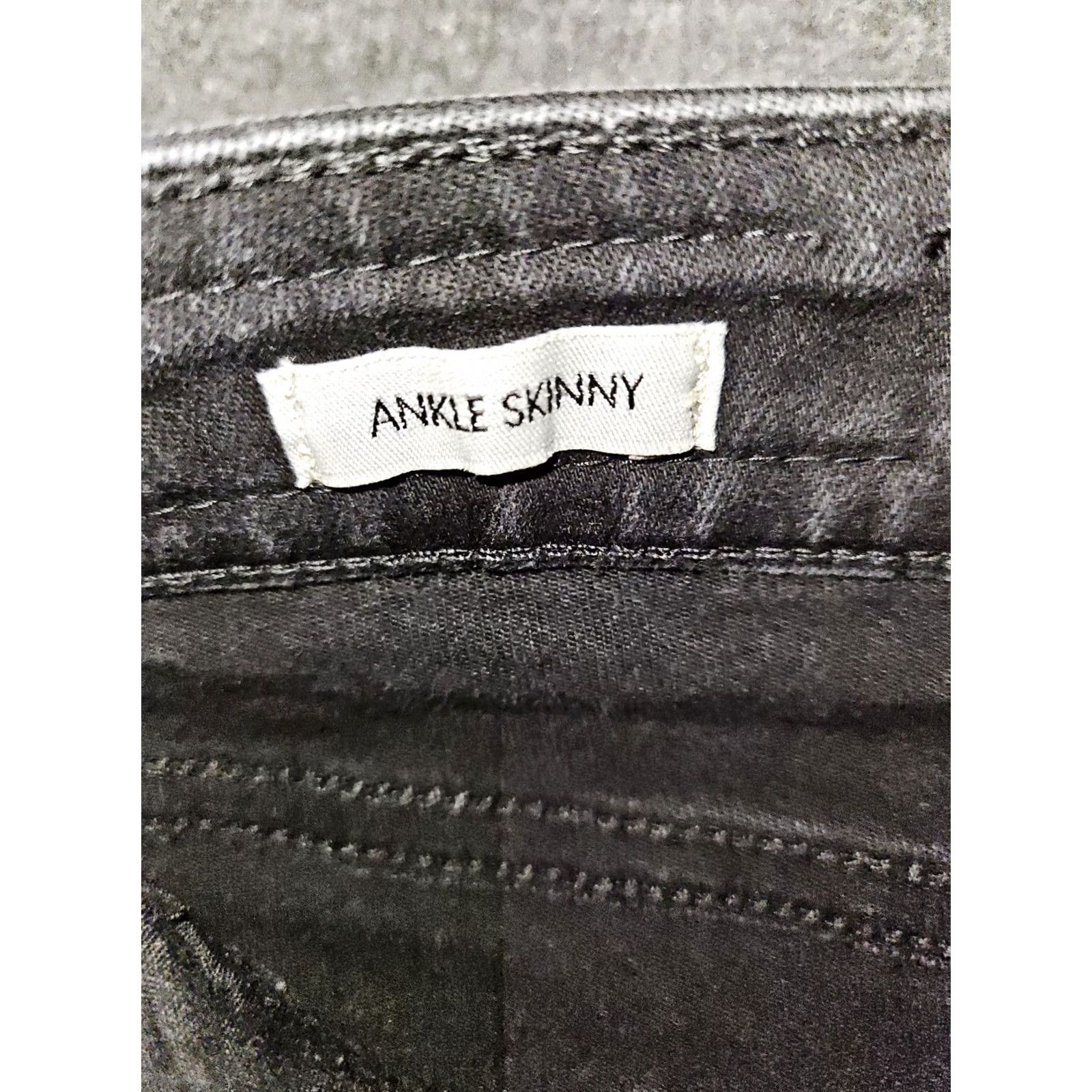 Calvin Klein Calvin Klein Jeans Womens 4 Black Skinny Ankle Women Low Rise Stretch Casual Preppy Size 27" / US 4 / IT 40 - 3 Thumbnail