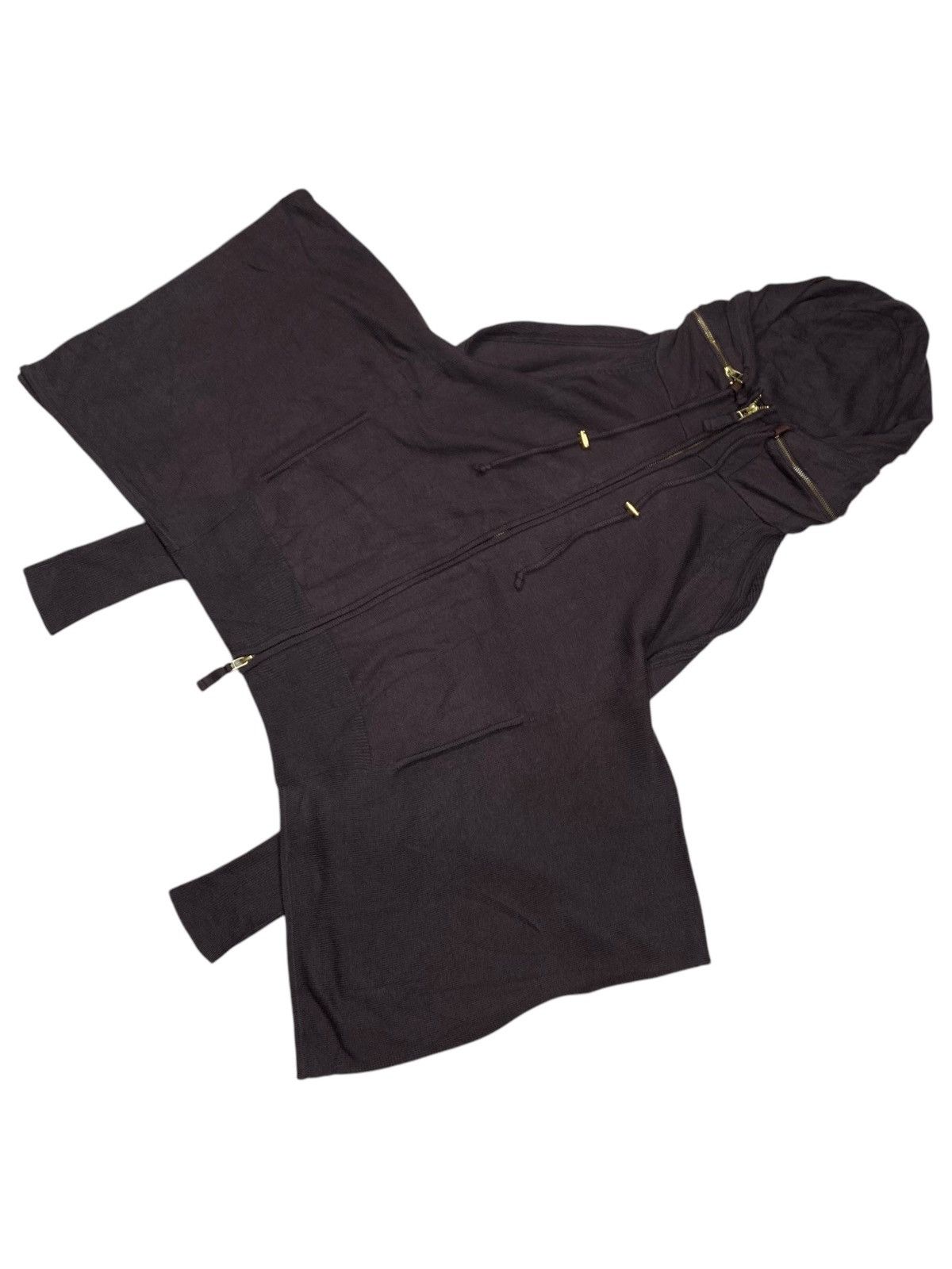 If Six Was Nine 2000s Girbaud - Apocalypse Style Bono Zip Hoodi Size US M / EU 48-50 / 2 - 4 Thumbnail