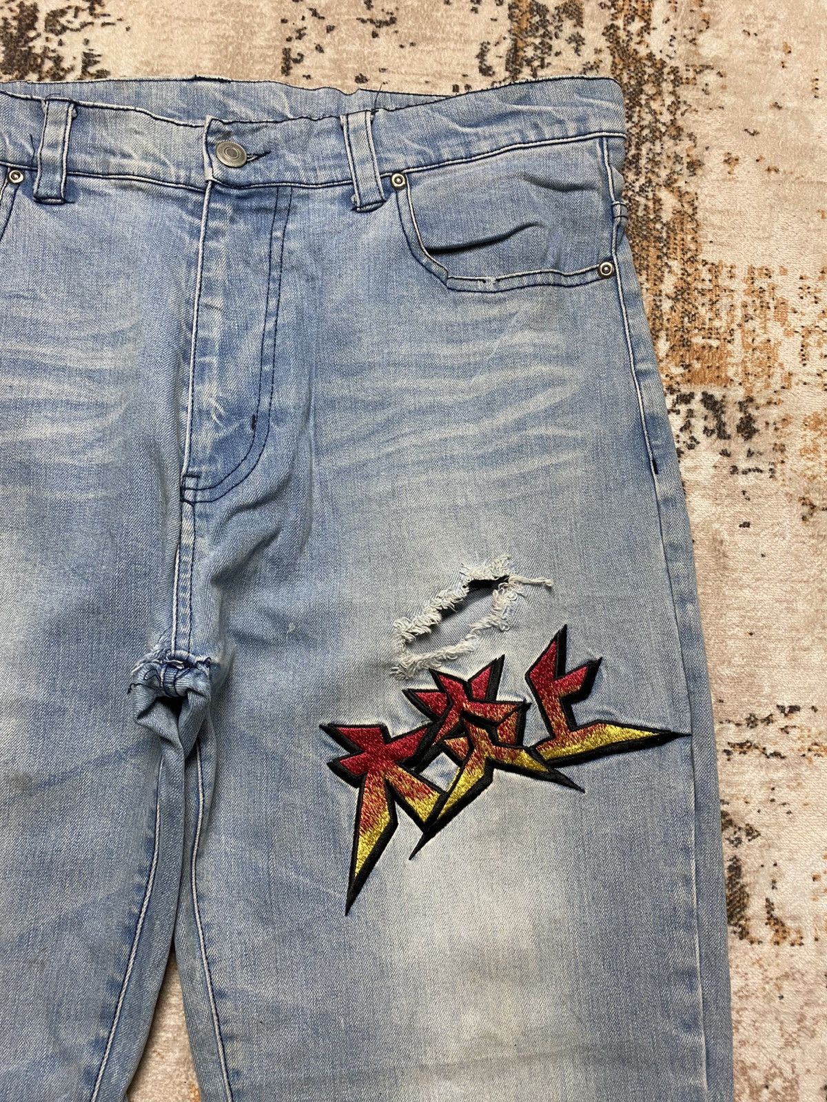 Acne Studios Insane Japanese Brand Y2k Baggy Denim Size US 31 - 9 Thumbnail