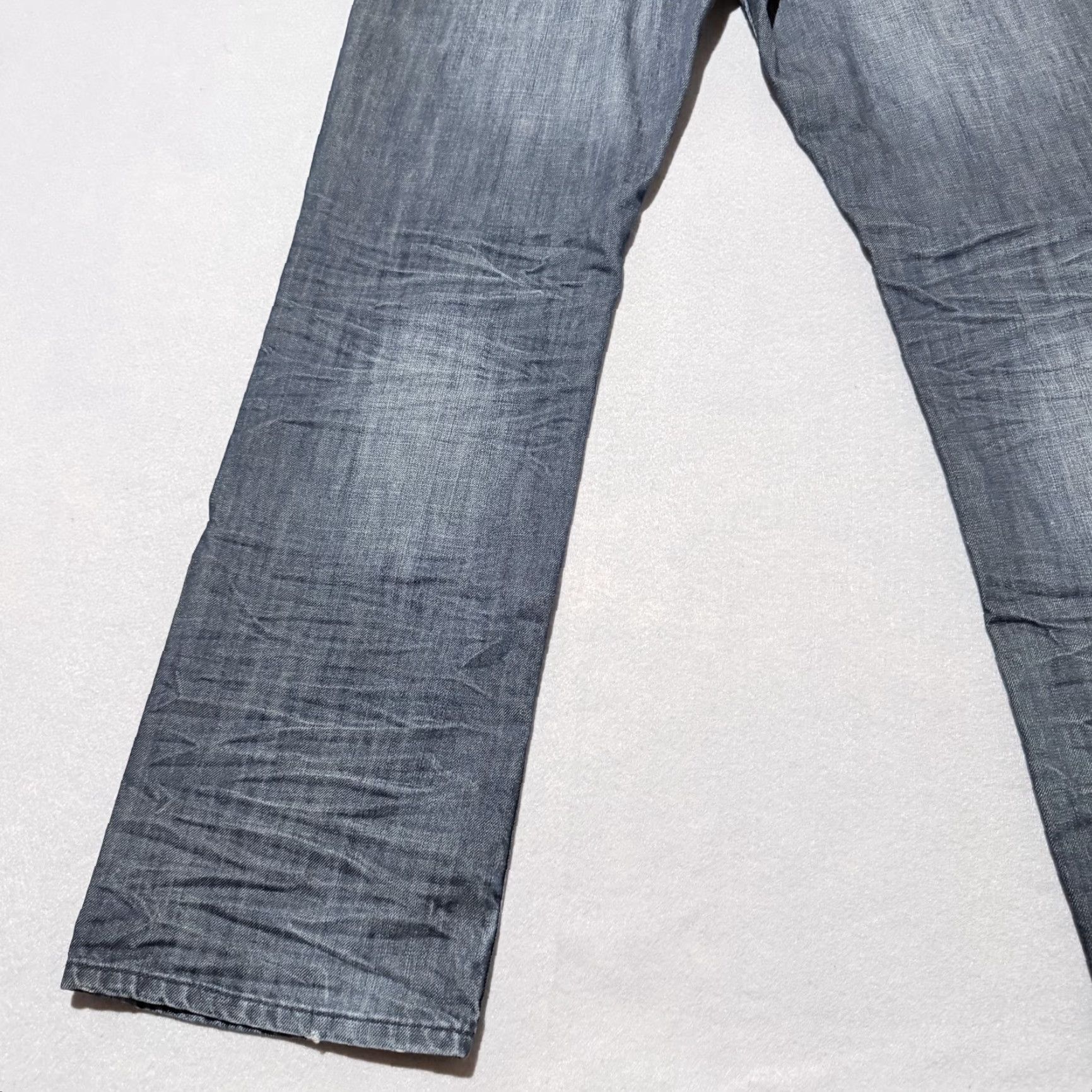 Buffalo David Bitton Buffalo David Bitton Straight Jeans Mens Blue Denim Mid-Rise Pockets Classic 36 Blue Mens Regular 36 Denim Jeans Size US 36 / EU 52 - 7 Thumbnail