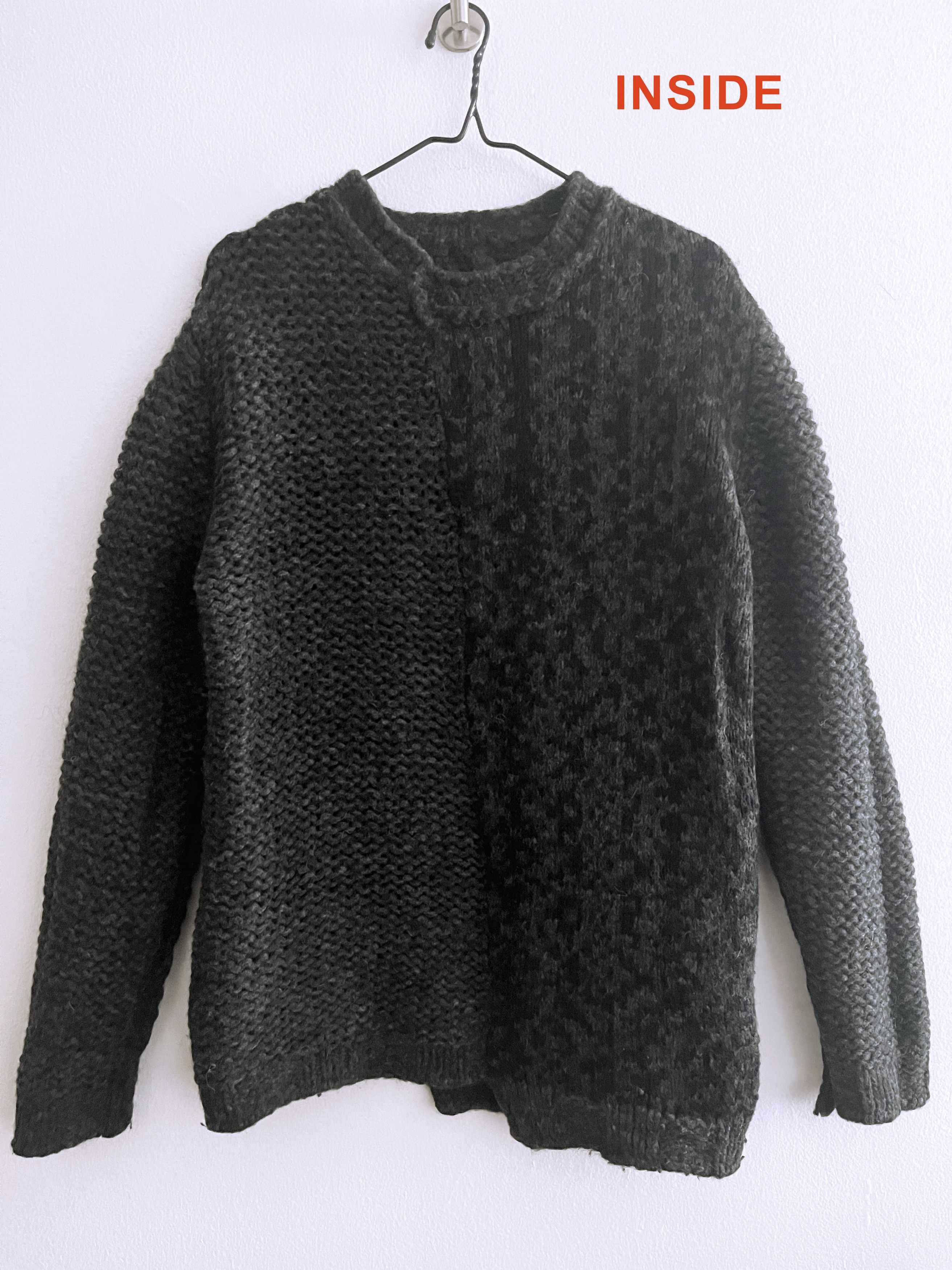 Isabel Benenato superfine alpaca knit sweater/ asymmetrical hem Size US S / EU 44-46 / 1 - 12 Thumbnail