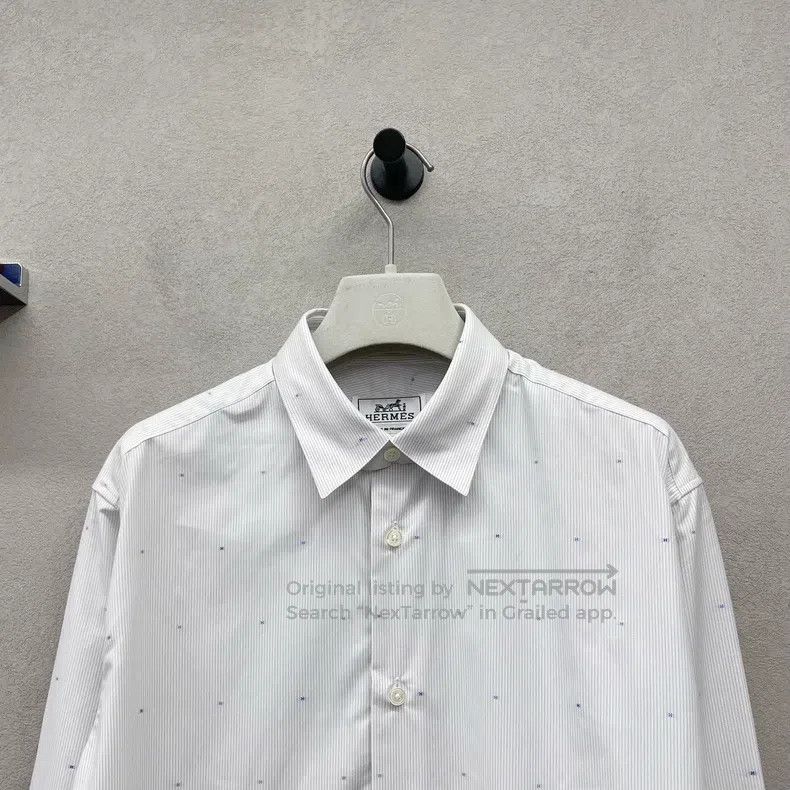 Hermes Hermes size 39 Striped H white shirt Size US M / EU 48-50 / 2 - 4 Thumbnail