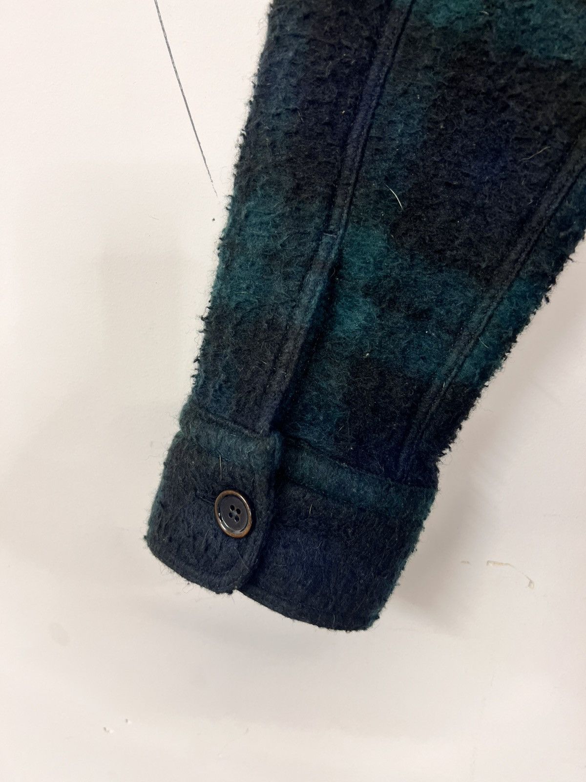 NN07 NN07 Green Plaid Wool Heavy Coat Size US XL / EU 56 / 4 - 3 Thumbnail