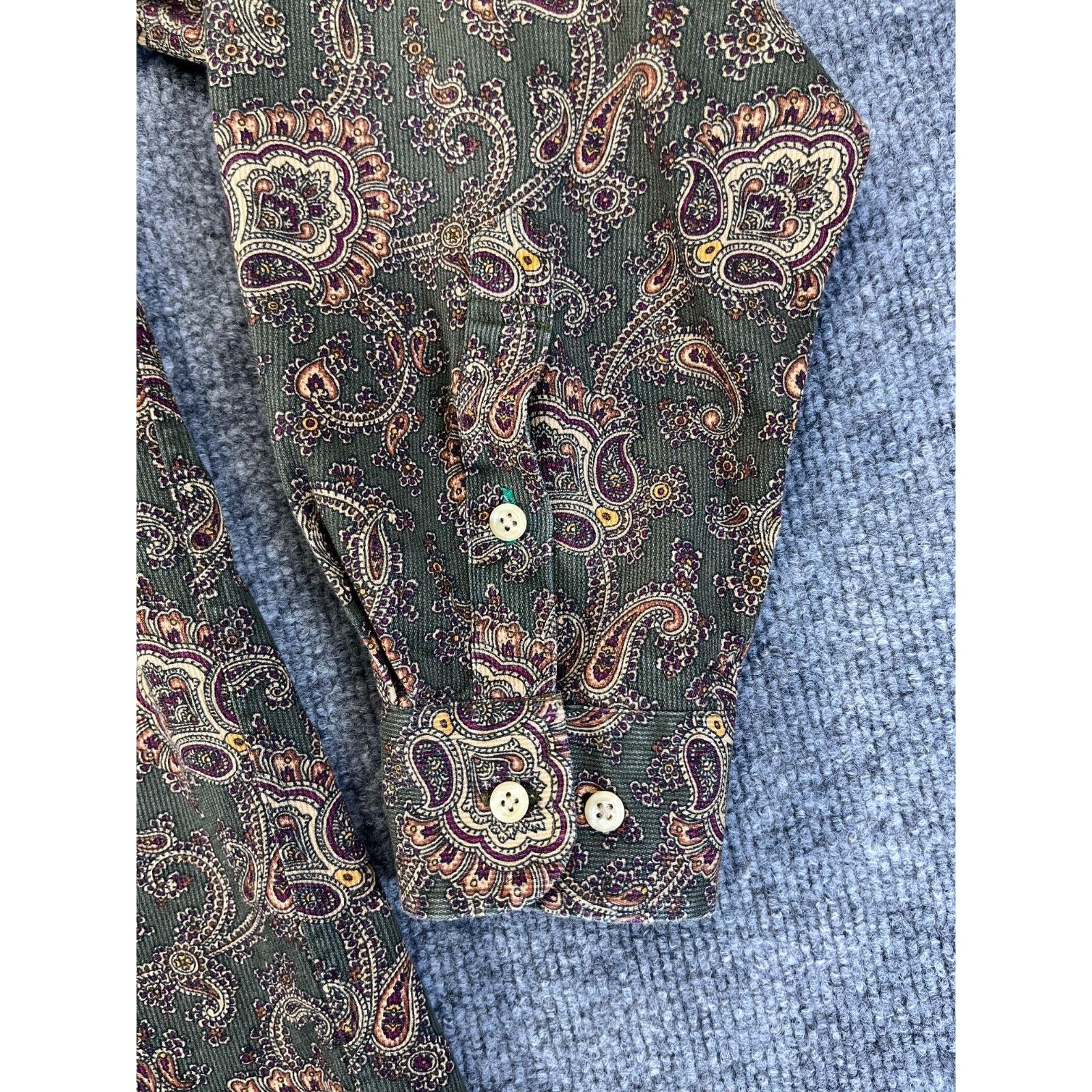 Tommy Hilfiger Tommy Hilfiger Shirt Mens M Paisley Button Long Sleeve 90s Size US M / EU 48-50 / 2 - 8 Thumbnail