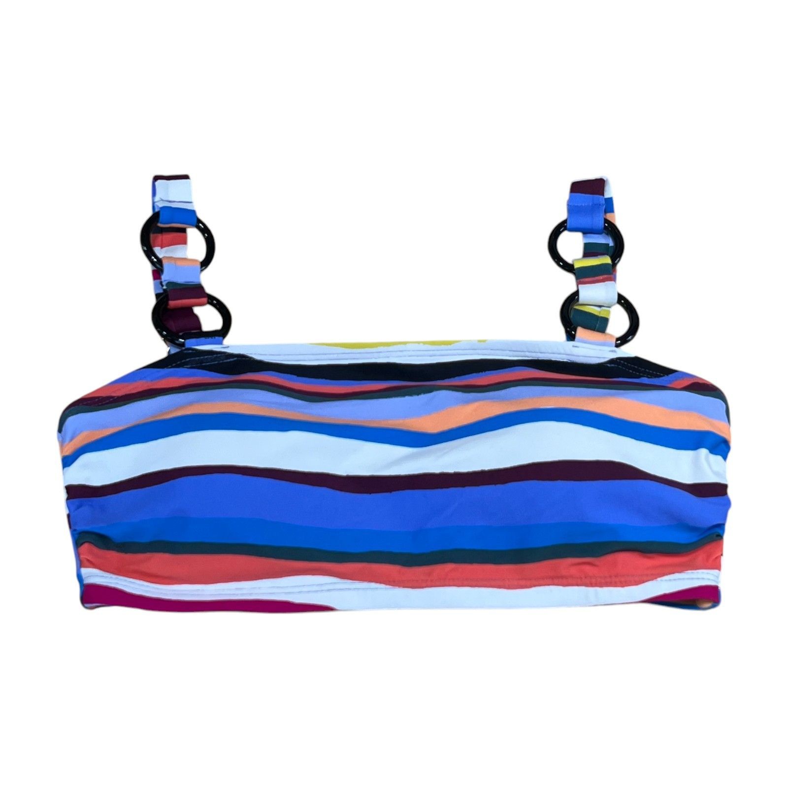 Other Anne Cole - Women's Easy Breezy Stripe Ring Strap Bandeau Sw Size ONE SIZE - 13 Thumbnail