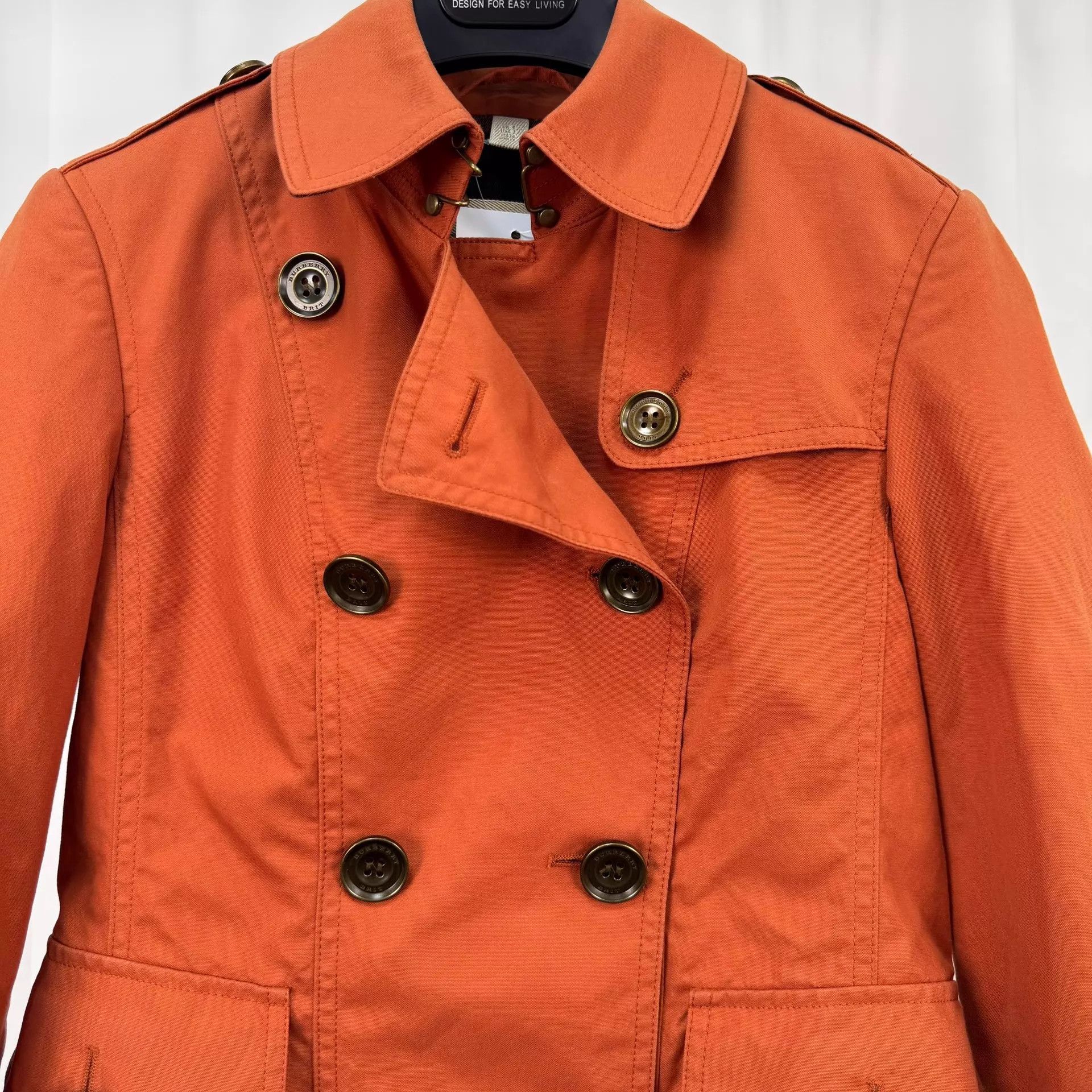 Burberry Burberry DB Check Lined Trench Coat UK4 98 New Size XS / US 0-2 / IT 36-38 - 3 Thumbnail