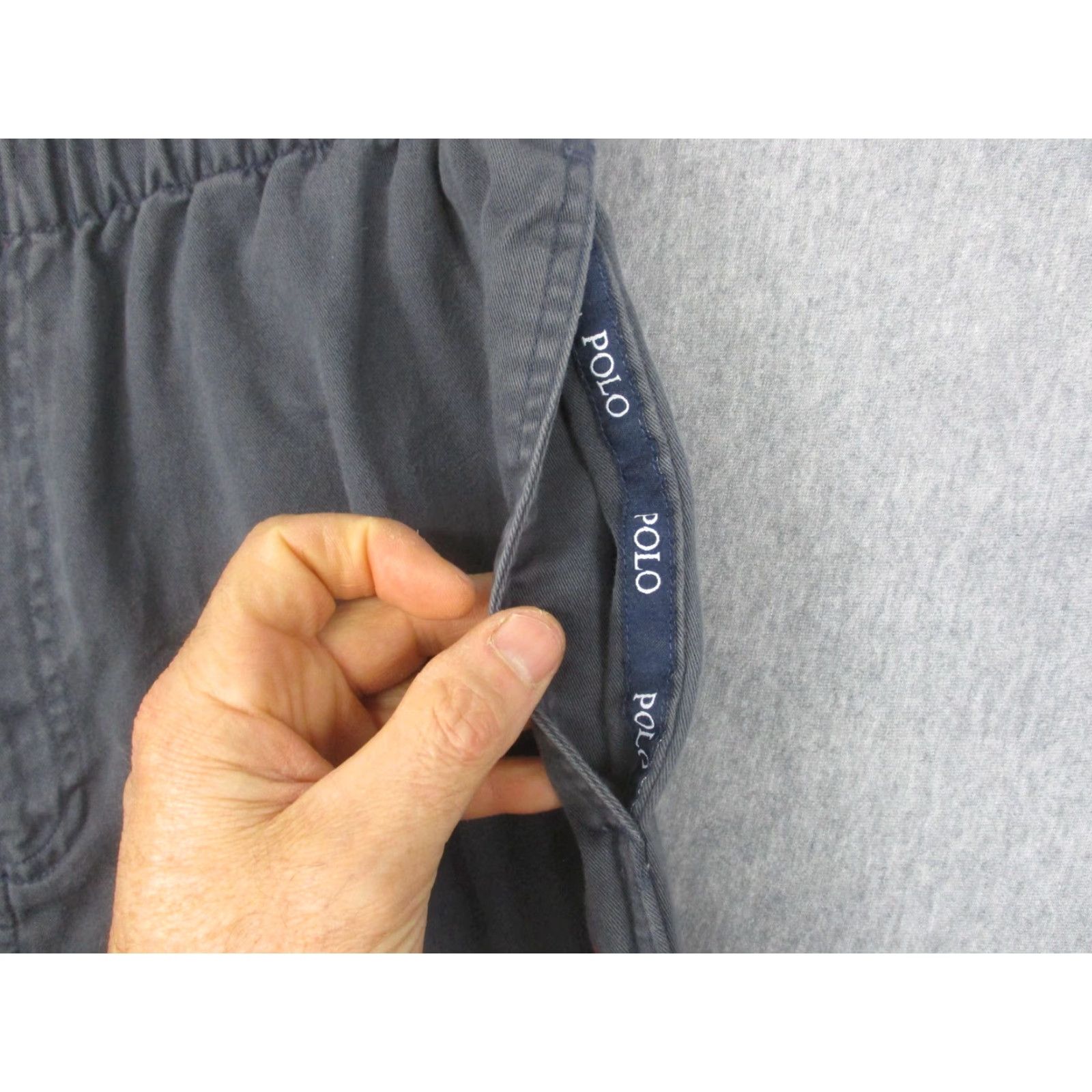 Polo Ralph Lauren Polo Ralph Lauren Sweatpants Mens Medium Gray Logo Drawstring Casual Pants Size US M / EU 48-50 / 2 - 6 Thumbnail
