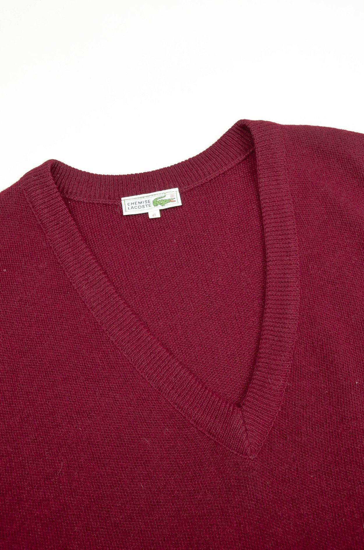 Lacoste Vintage Lacoste Wool Knit Vest – Made in France (6) Size US XXL / EU 58 / 5 - 4 Thumbnail