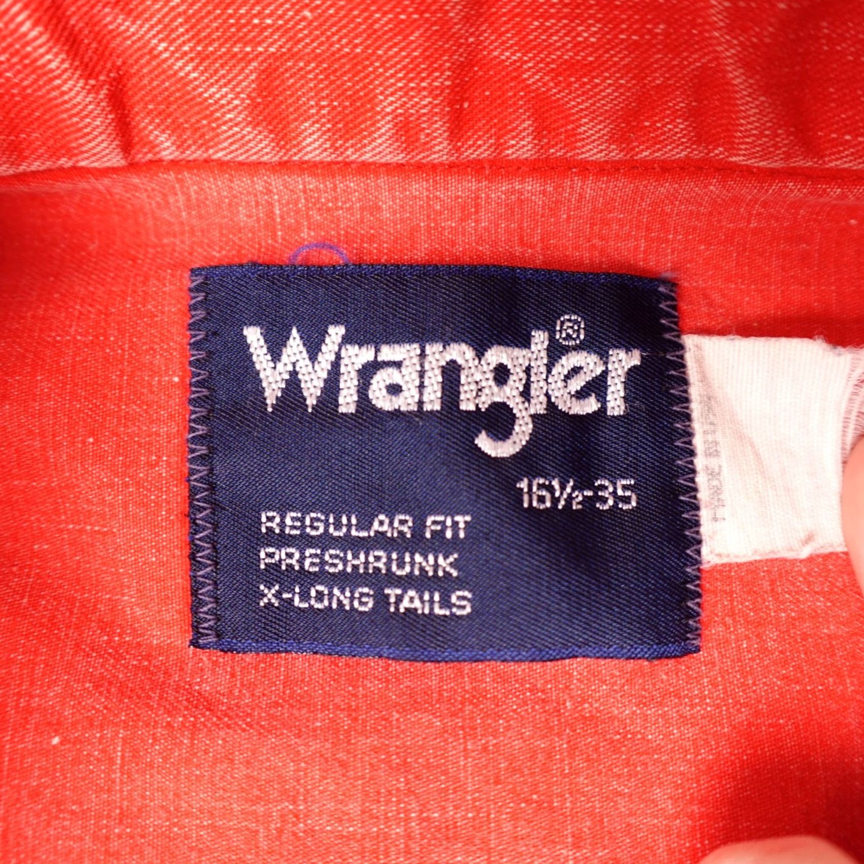 Wrangler VINTAGE Wrangler Shirt Mens XL Red Aztec Brushpopper Cowboy Western 90s Size US XL / EU 56 / 4 - 3 Thumbnail