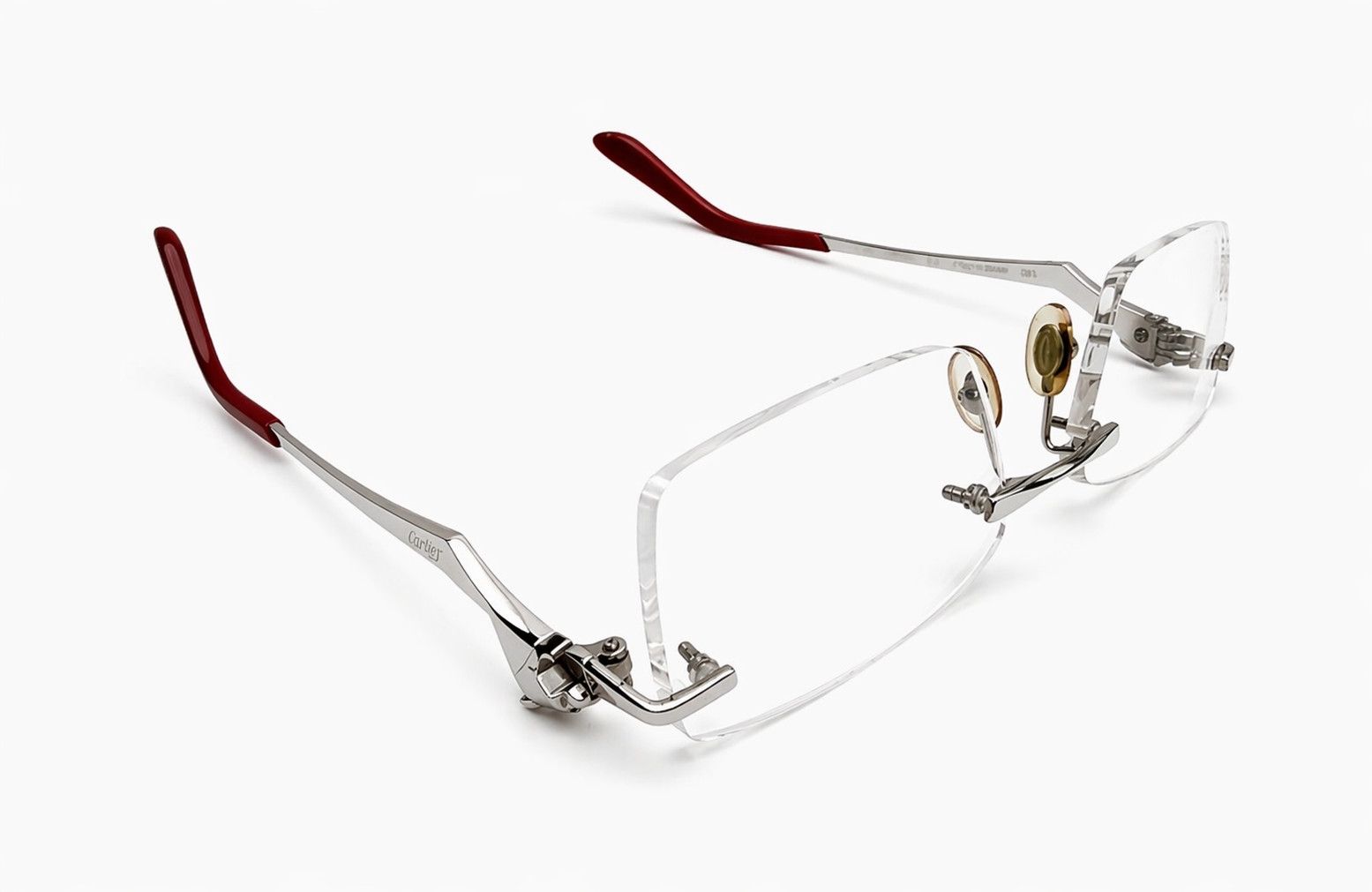 Cartier Authentic Cartier Silver Panthere Glasses CT02810 Size ONE SIZE - 12 Thumbnail
