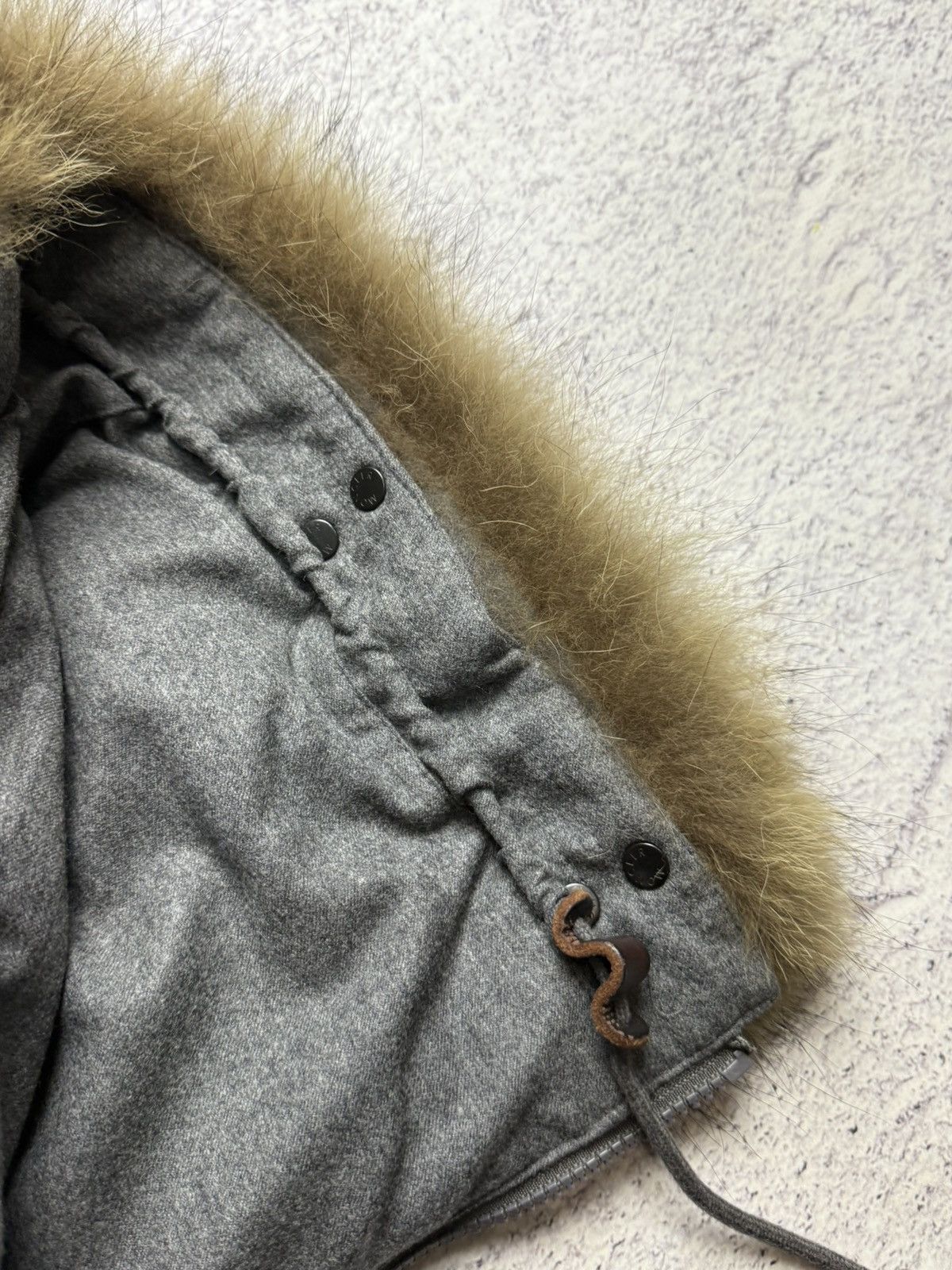 Moncler Moncler Hood Natural Fur Size ONE SIZE - 8 Thumbnail