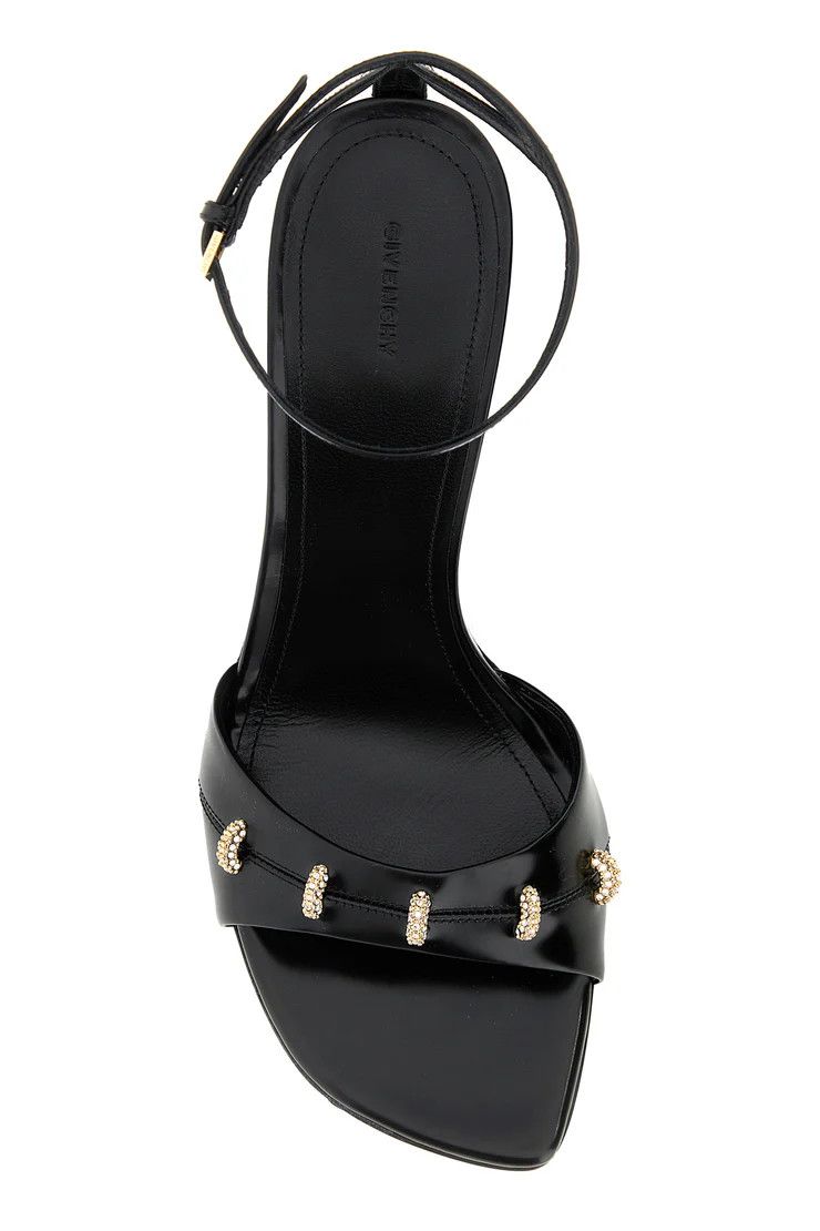 Givenchy o1w1db10525 Stitch Sandals in Black Size US 6 / IT 36 - 4 Thumbnail
