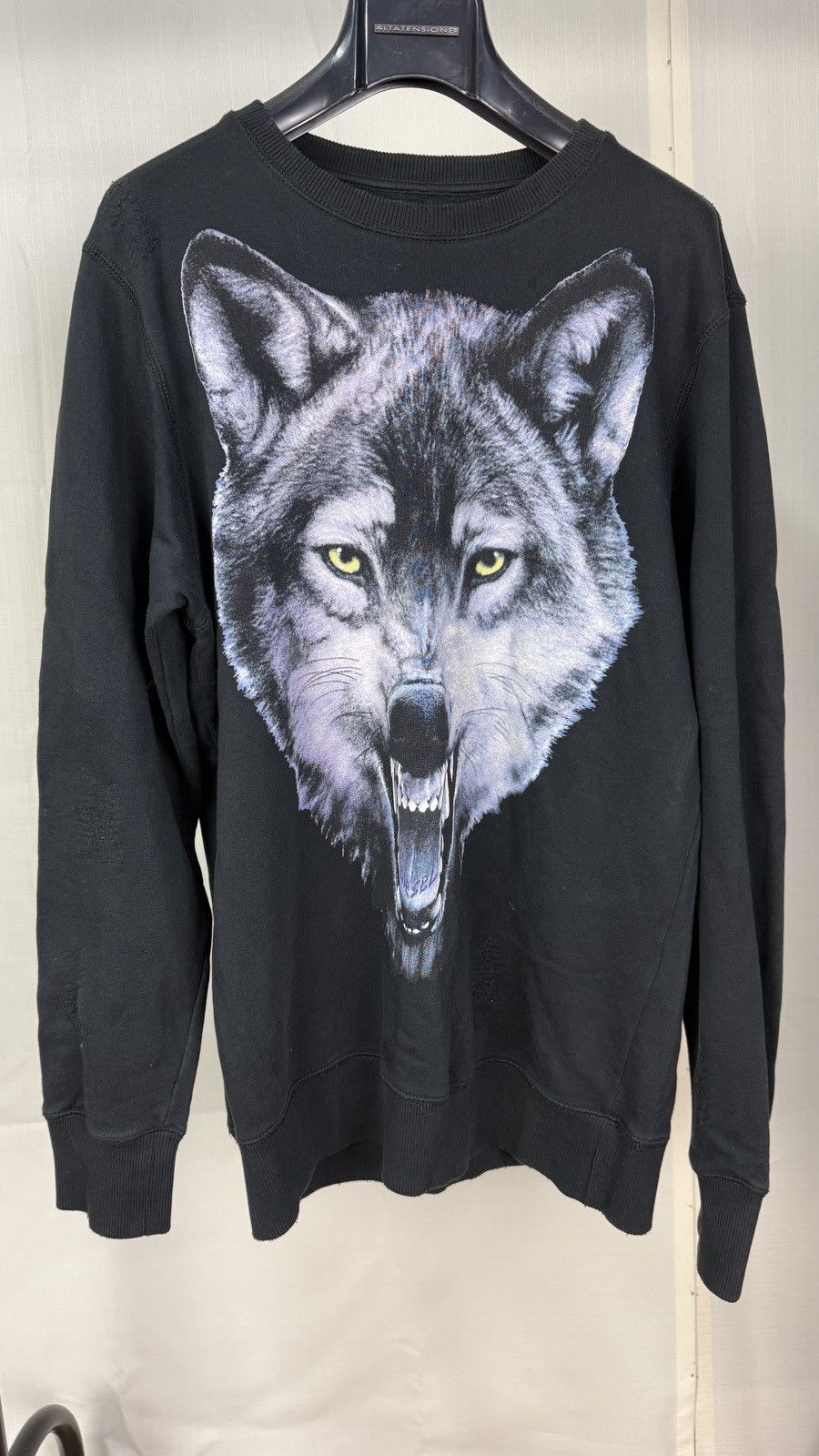 Diesel Diesel Wolf Rare distressed sweatshirt jumper Size US M / EU 48-50 / 2 - 1 Thumbnail