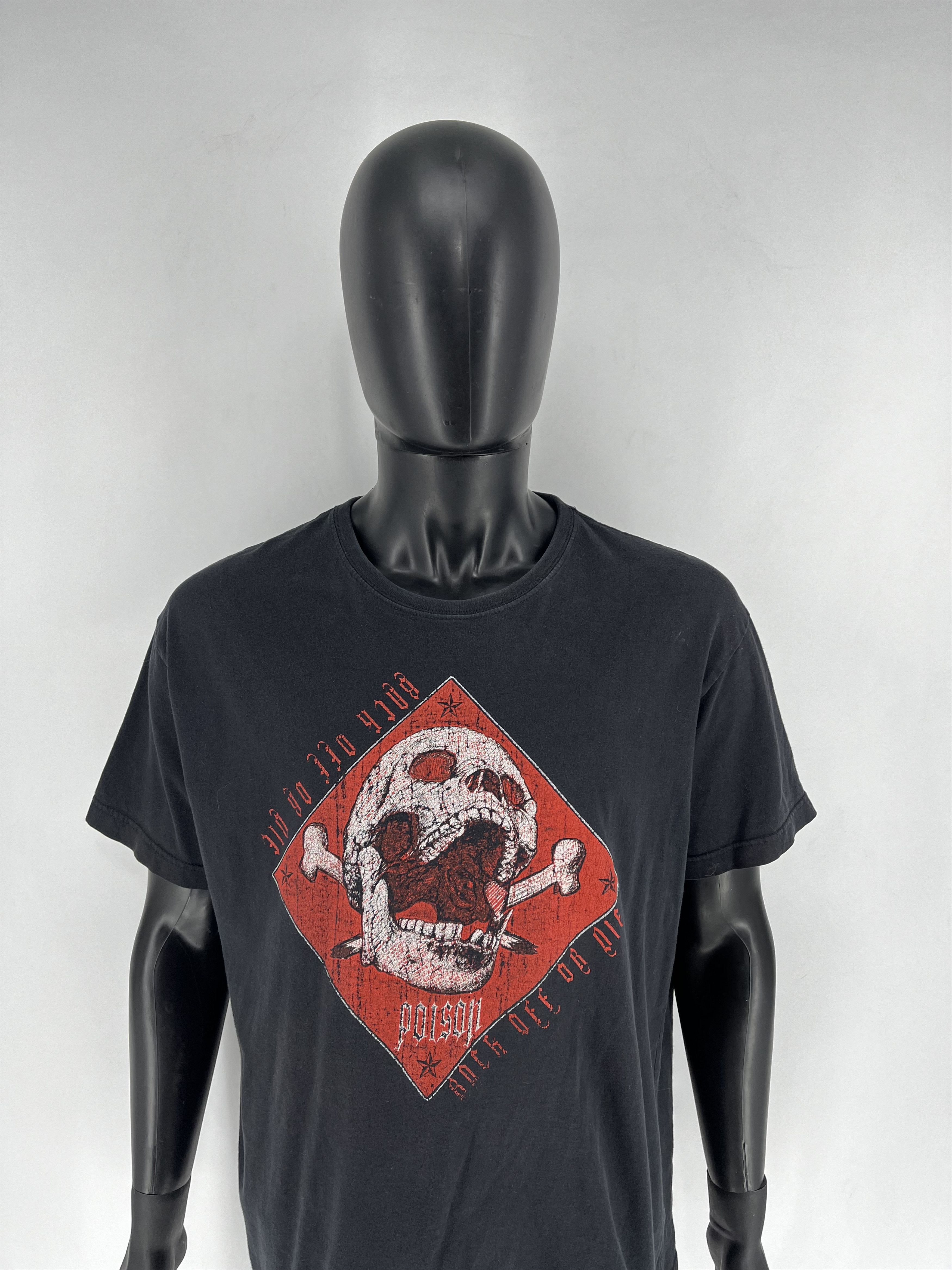 Band Tees × Vintage Y2K Poison American Rock Band Reissue T Shirt Size XXL Size US XXL / EU 58 / 5 - 8 Thumbnail