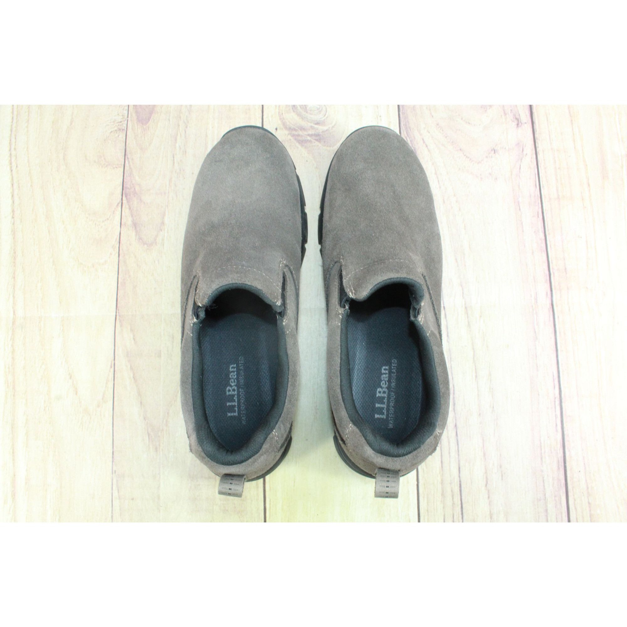 L.L. Bean LL Bean Men's Vibram Arctic Grip Slip On Shoe Hiking Gray Si Size US 8.5 / EU 41-42 - 8 Thumbnail