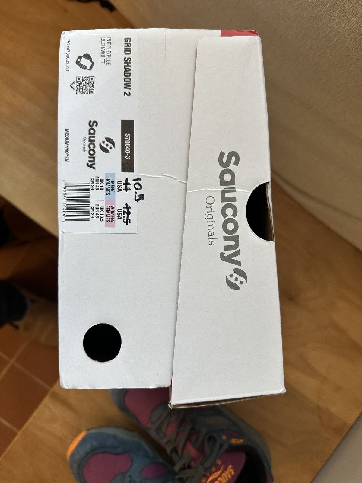 Saucony Saucony Grid Shadow 2 Premium Blue/Purple/Orange Size US 10.5 / EU 43-44 - 6 Thumbnail