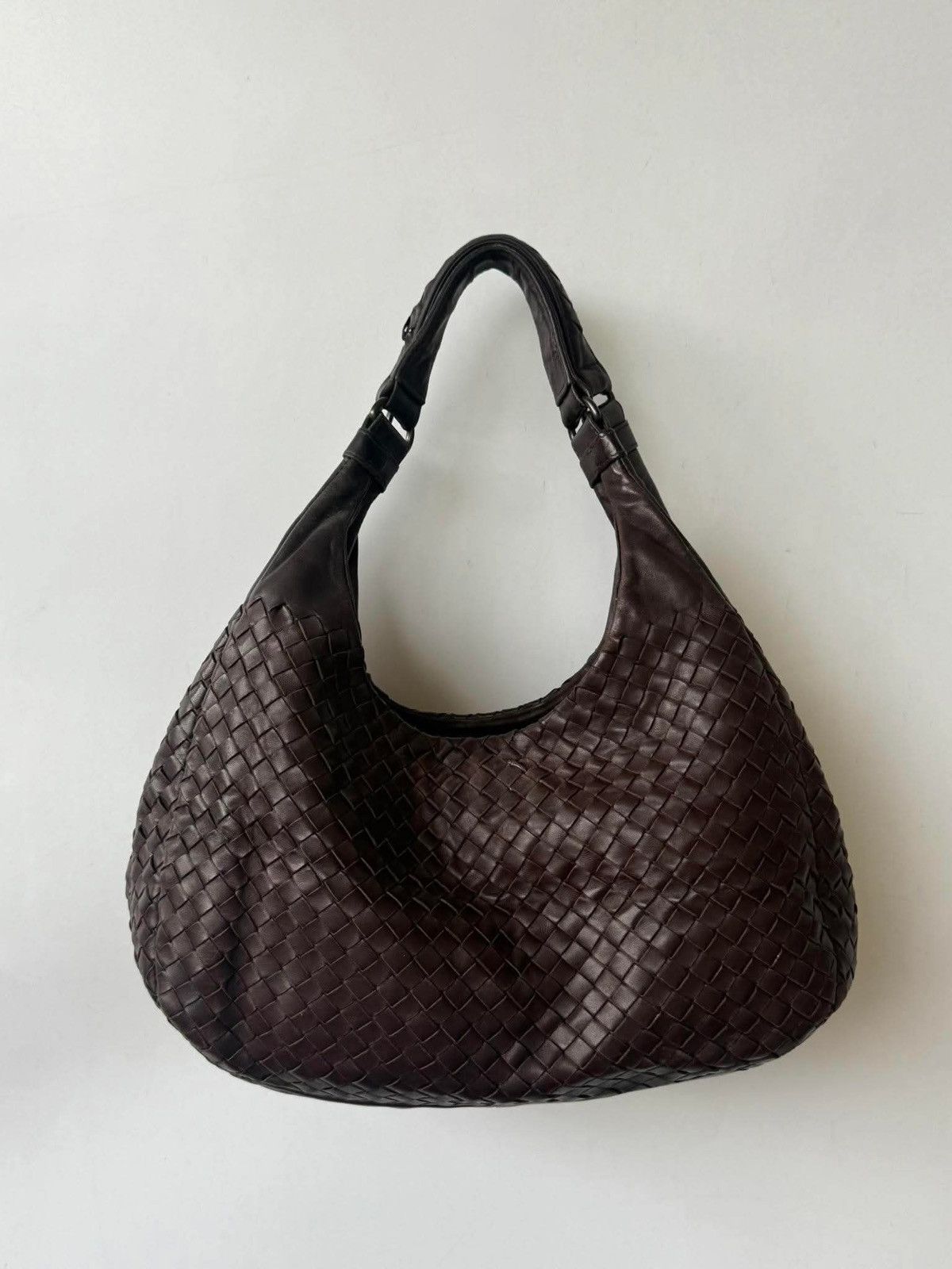 Bottega Veneta Bottega Veneta Ebano Woven Leather Campana Bag Size ONE SIZE - 2 Thumbnail