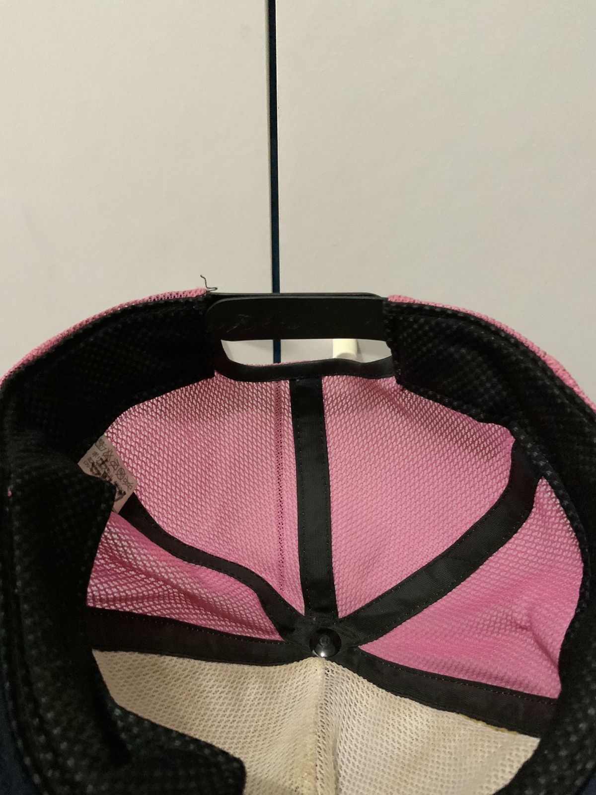 Japanese Brand Mizuno Japan Pink Trucker Hat Size ONE SIZE - 9 Thumbnail