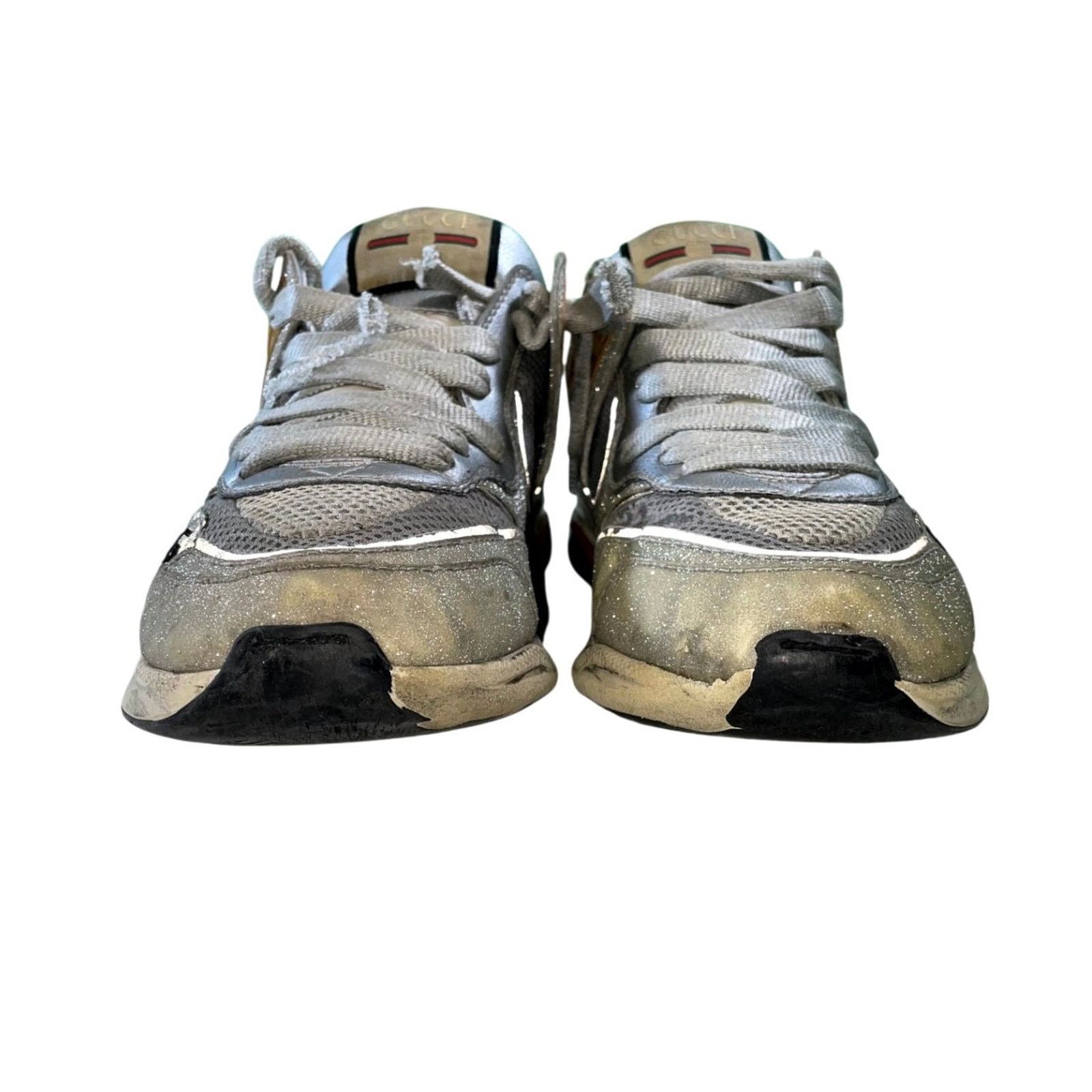 Gucci Gucci "Ultra Space" Silver Sneakers Size US 9.5 / EU 42-43 - 3 Thumbnail