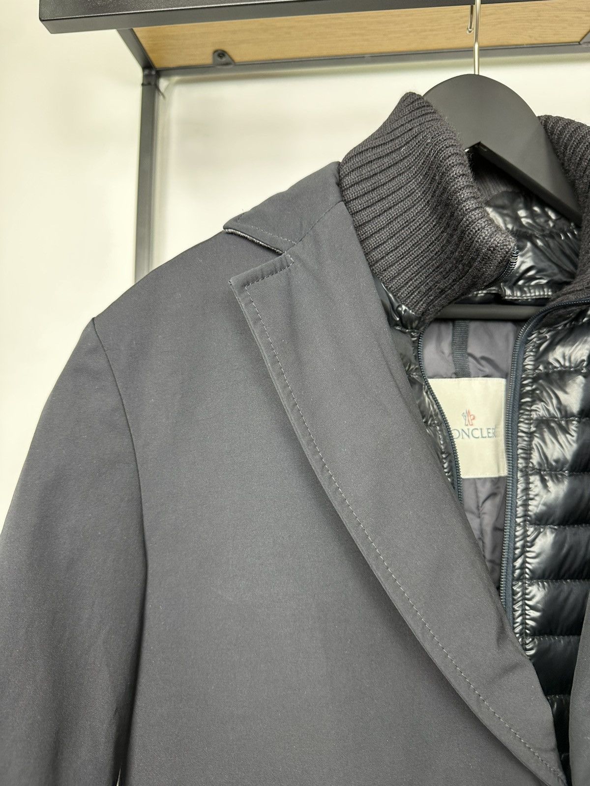 Moncler Moncler Lesparre Giubbotto Men’s Jacket Down Dark Blue 3 Sz Size US L / EU 52-54 / 3 - 6 Thumbnail