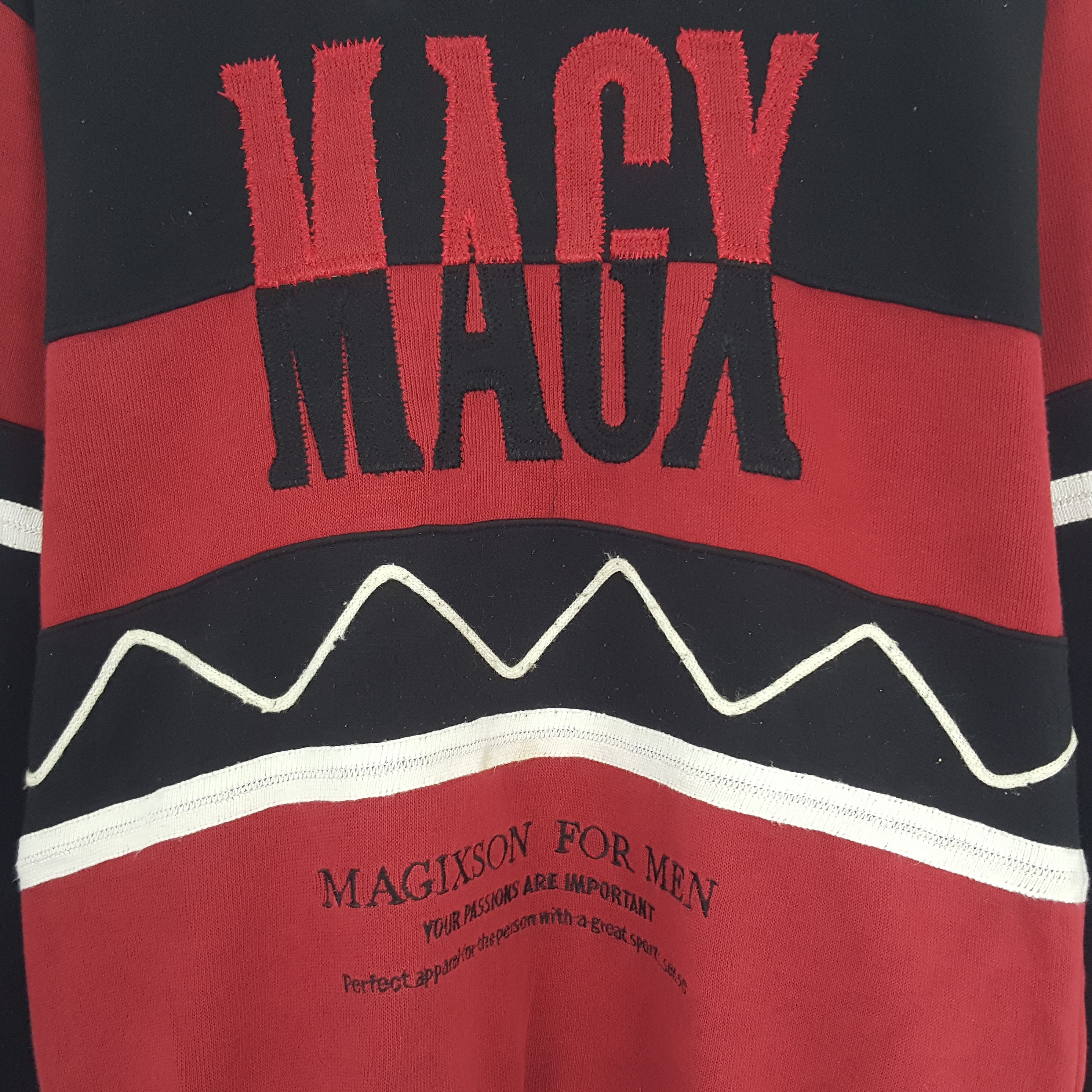 Vintage Vintage Magixson For Men Sweatshirt Size US M / EU 48-50 / 2 - 2 Thumbnail