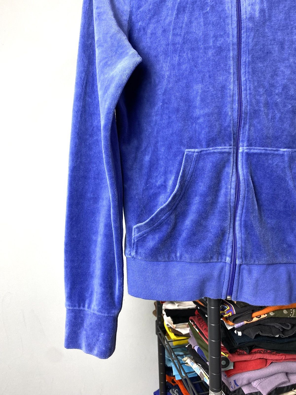 Juicy Couture Vintage Juicy Couture Velour Hoodie Rhinestones Y2K Size S / US 4 / IT 40 - 7 Thumbnail