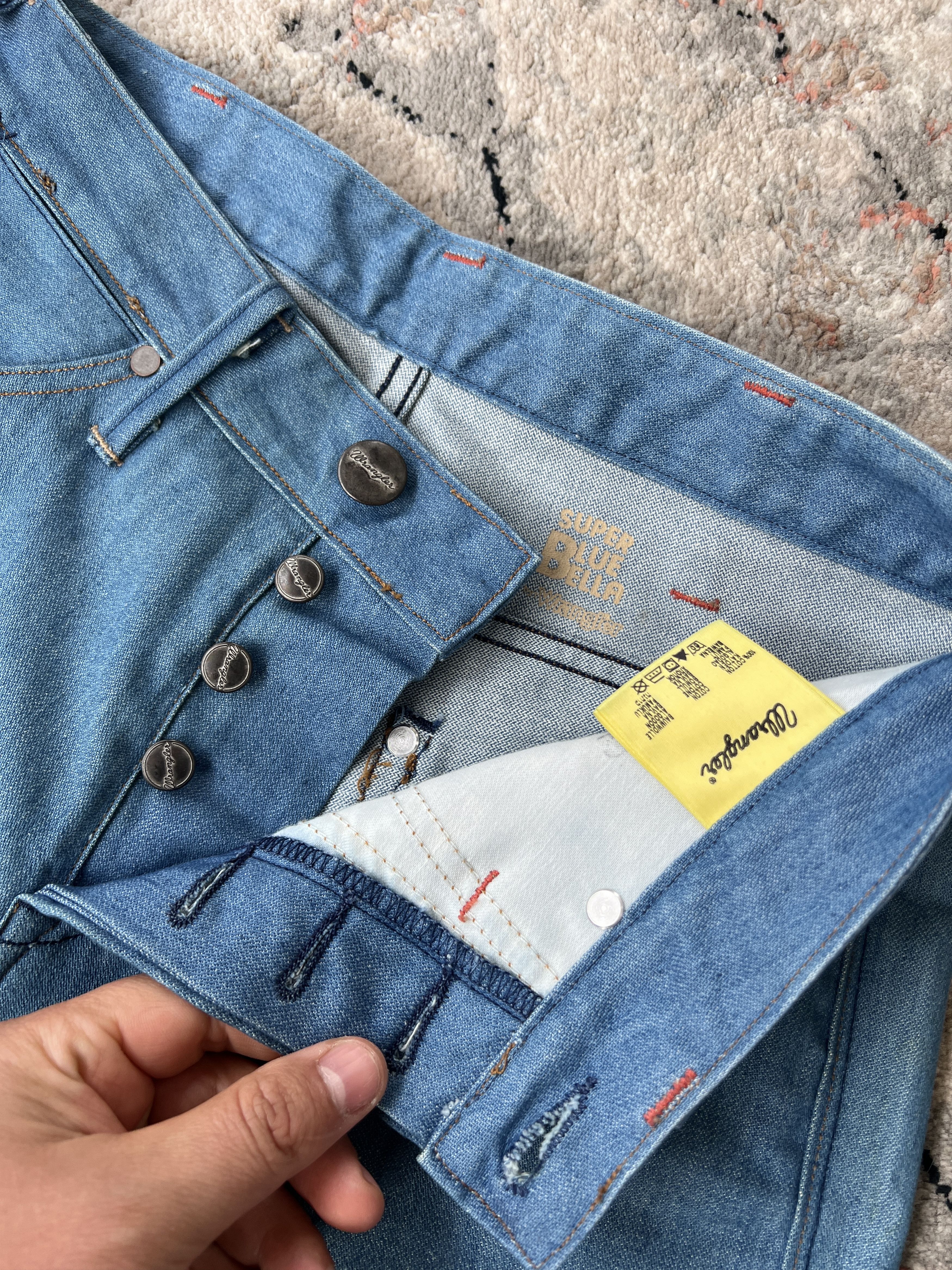 Wrangler Wrangler Super Blue Bella Jeans Size 26" / US 2 / IT 38 - 4 Thumbnail