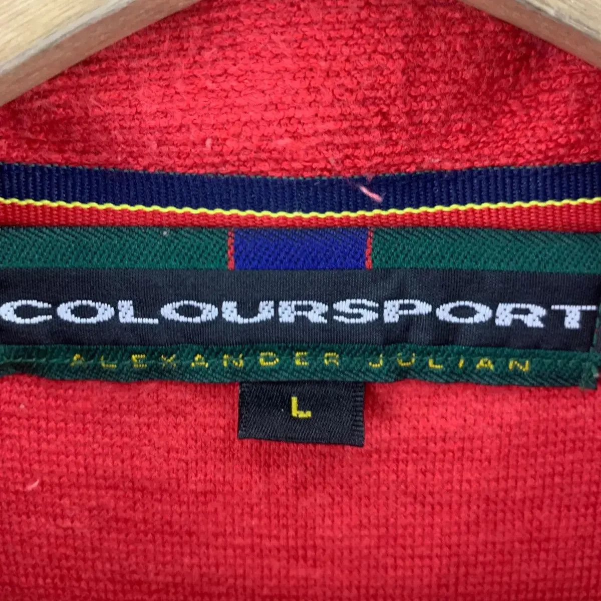 Alexander Julian Vtg ALEXANDER JULIAN COLOURS Half Zipper Sweater Size L / US 10 / IT 46 - 7 Thumbnail