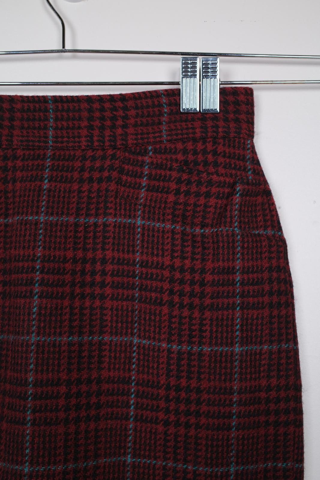Other 90's Kenzo Paris Plaid Skirt Size 26" / US 2 / IT 38 - 3 Thumbnail