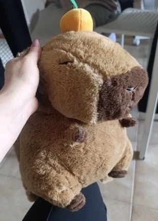 Other Kawaii Capybara Plush Backpack Bag Size ONE SIZE - 4 Thumbnail