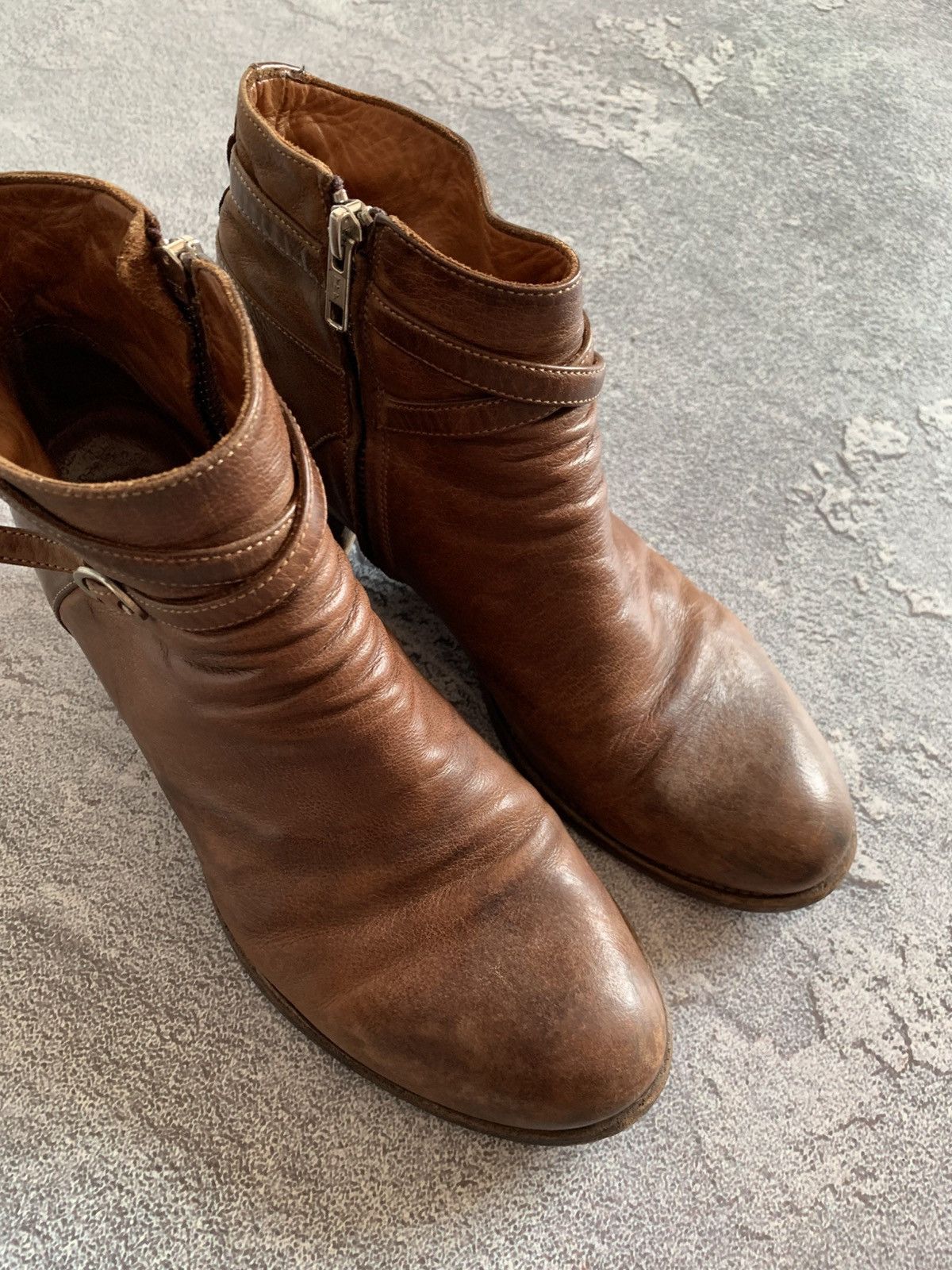 Leather × Officine Creative Officine Creative Brown Leather Avant Garde Boots size 40 Size US 10 / IT 40 - 7 Thumbnail