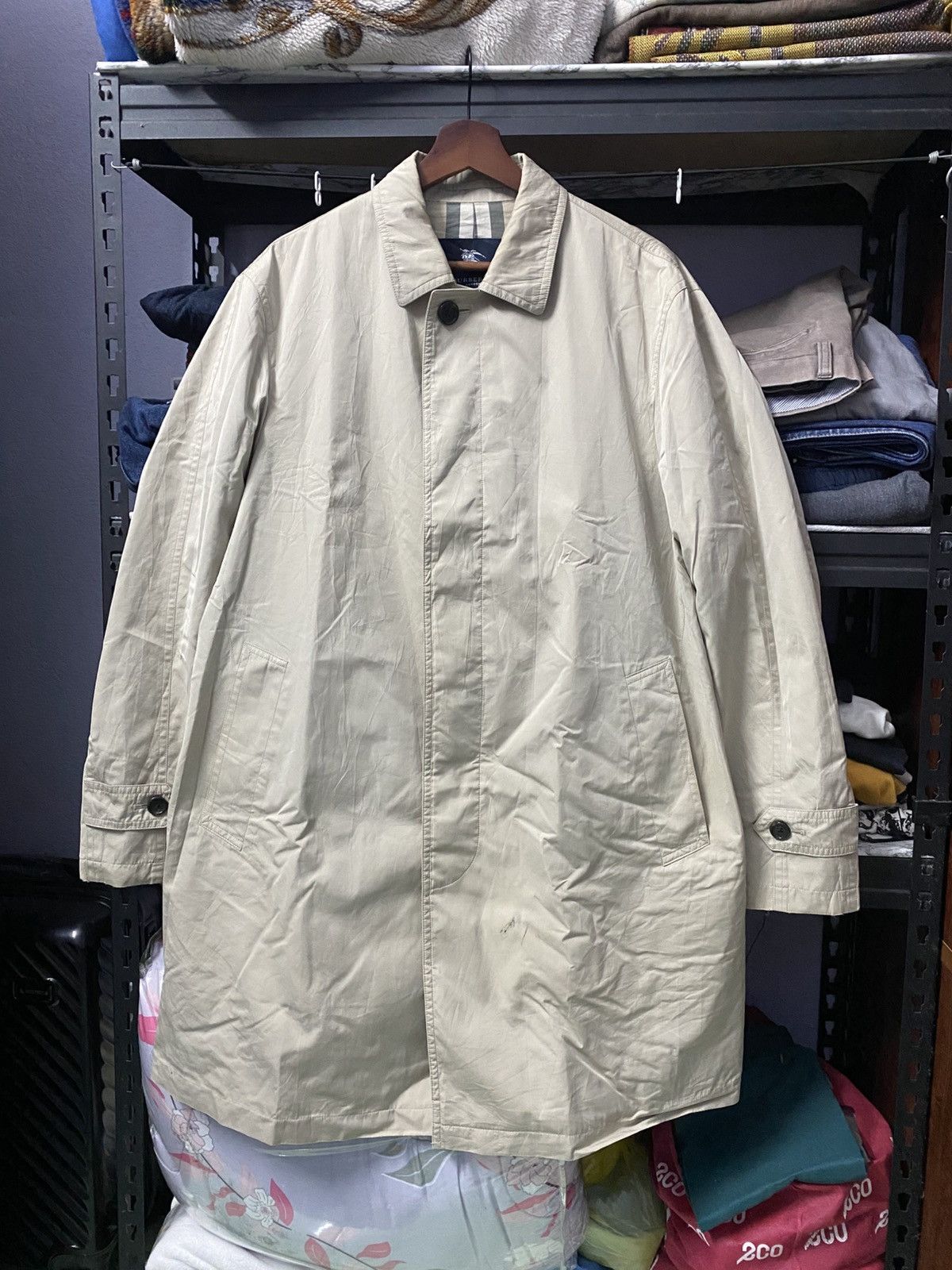 Burberry Burberry OverCoat Jacket Size US L / EU 52-54 / 3 - 1 Thumbnail