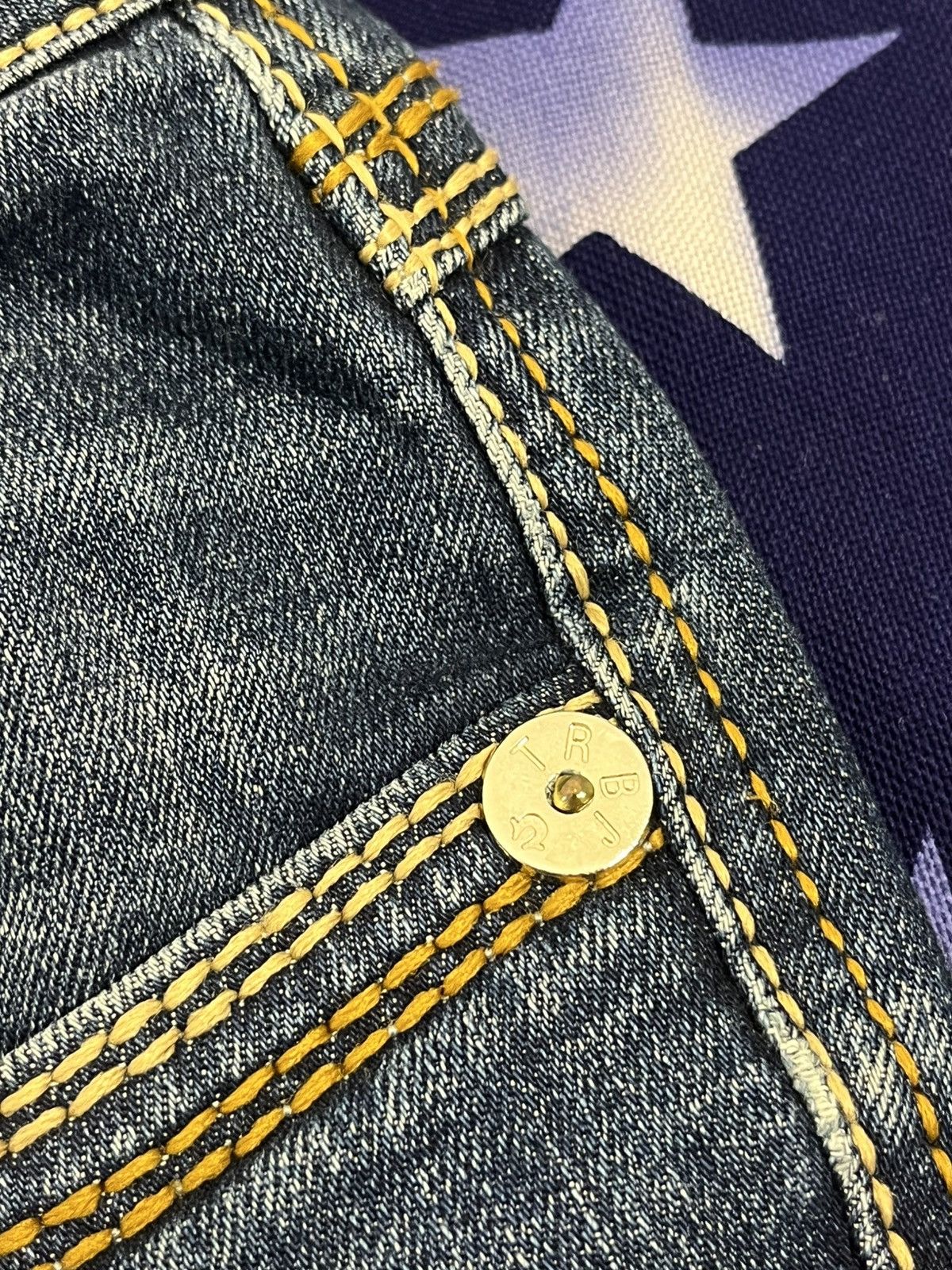 True Religion True Religion Straight Leg Jeans - Vintage Size 33" - 10 Thumbnail