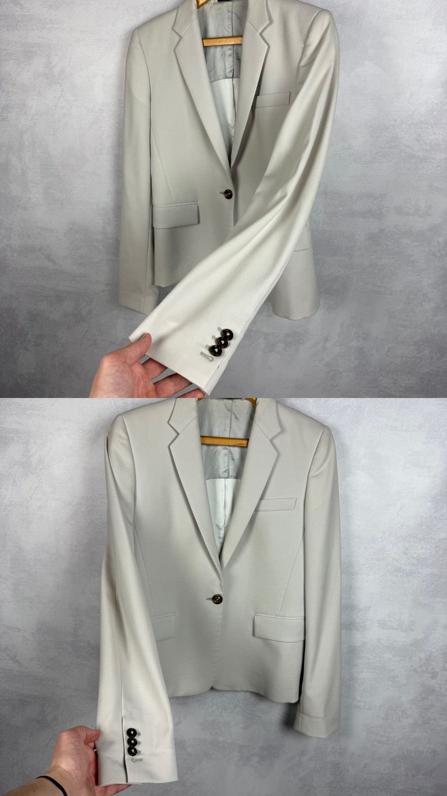 Maison Margiela Maison Martin Margiela 4 Women’s 1 Button Wool Blazer Jacket Size M / US 6-8 / IT 42-44 - 13 Thumbnail