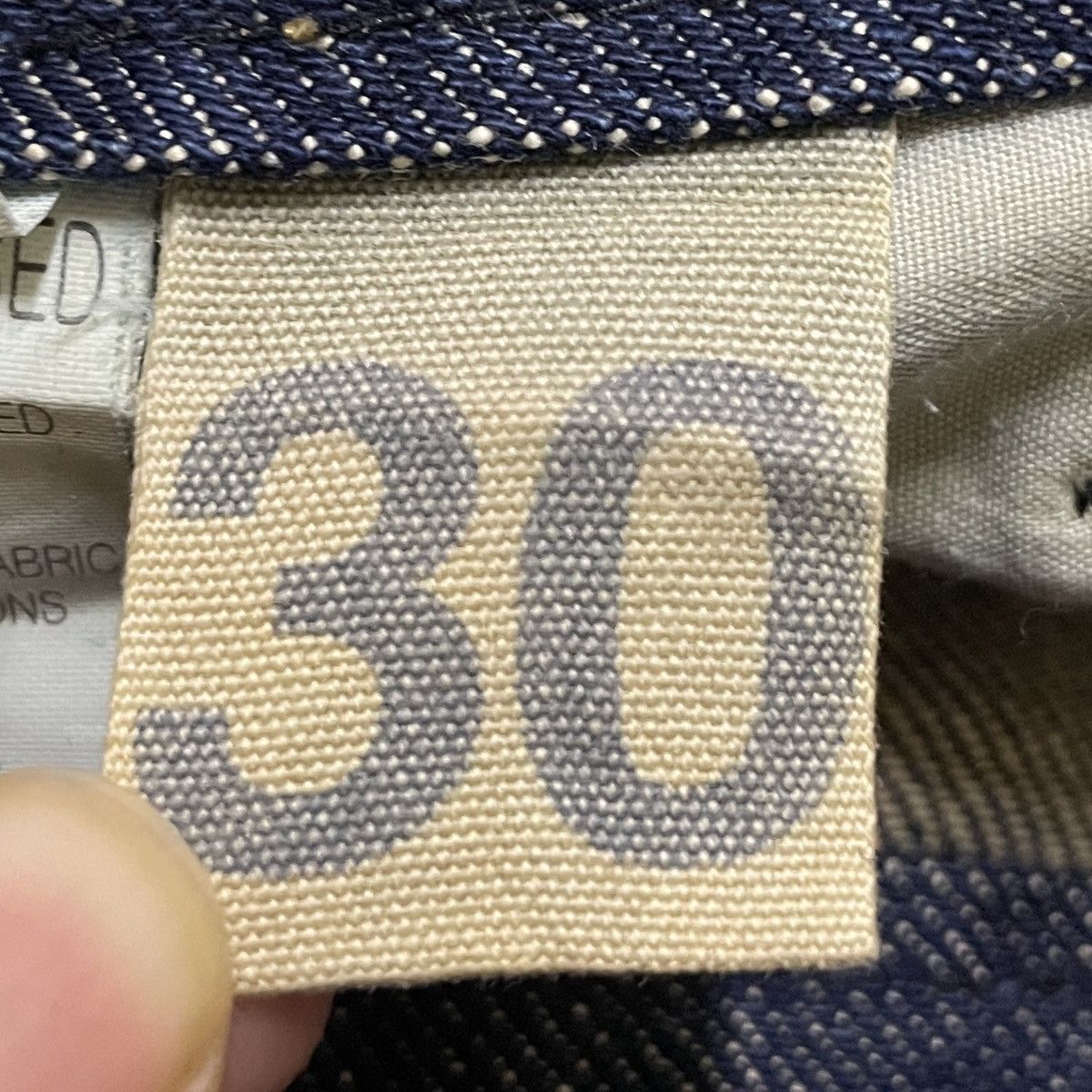 Le Grande Bleu (L.G.B.) Rare Design Vintage Japanese Brand Lolita Flared Jeans 1990s Size US 30 / EU 46 - 13 Thumbnail