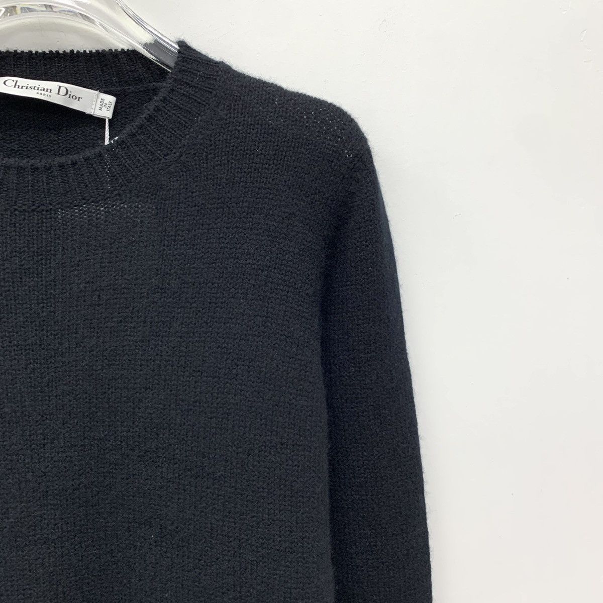 Dior Dior Black Cashmere Fringed Knit Sweater Size M / US 6-8 / IT 42-44 - 3 Thumbnail