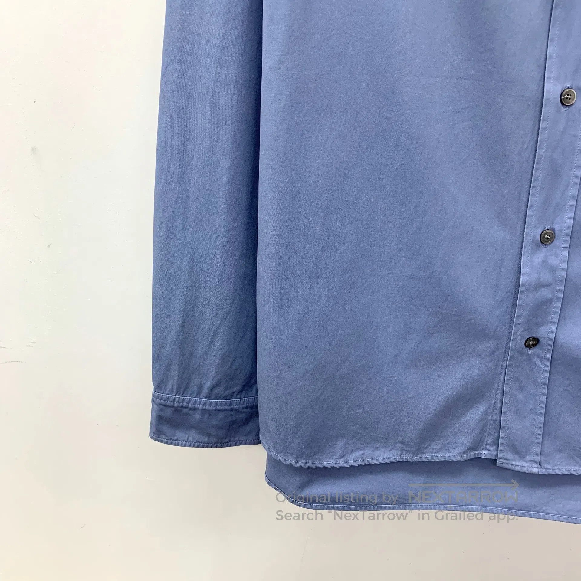 Dior Dior Blue Logo Letter Embroidered Cotton Lapel Single-brea Size S / US 4 / IT 40 - 4 Thumbnail