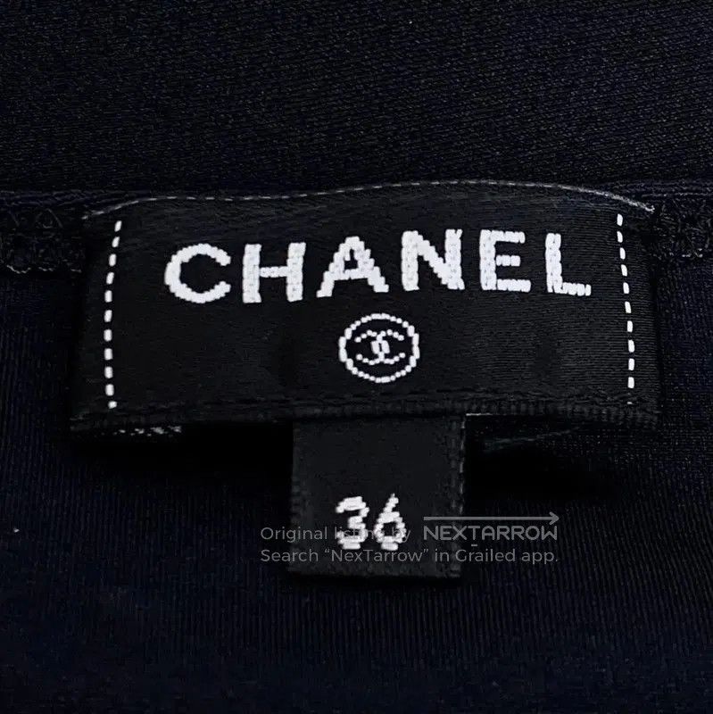 Chanel Chanel Black Off-Shoulder Short Sleeve Top . Size XS / US 0-2 / IT 36-38 - 5 Thumbnail