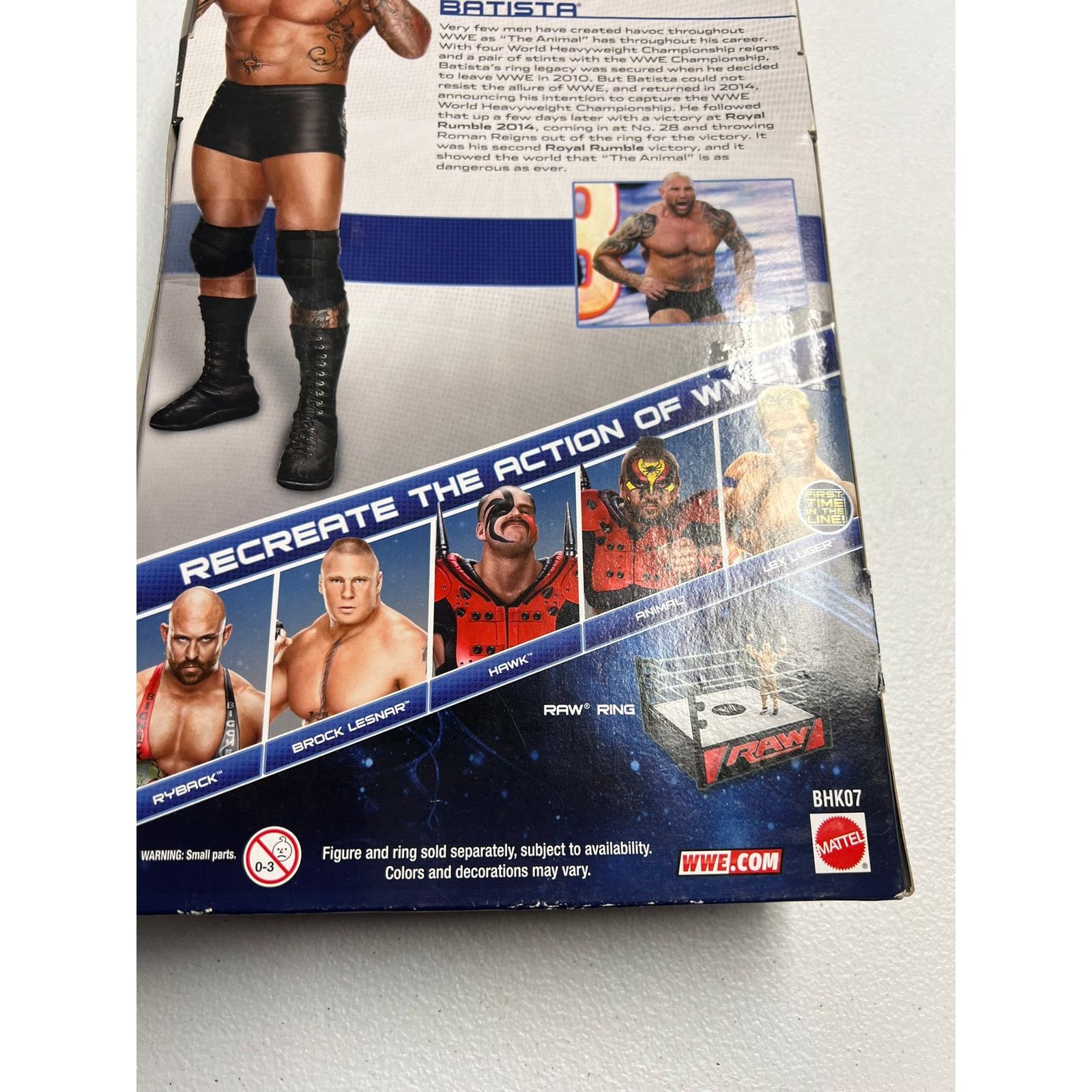 WWE WWE Wrestling Elite Batista Tattoo Action Figure Toy NIB NEW Size ONE SIZE - 9 Thumbnail