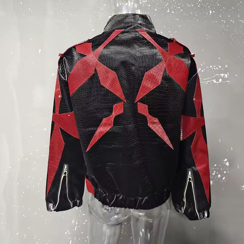 Other Designer PU Leather Zipper High Street Jacket Size US L / EU 52-54 / 3 - 4 Thumbnail